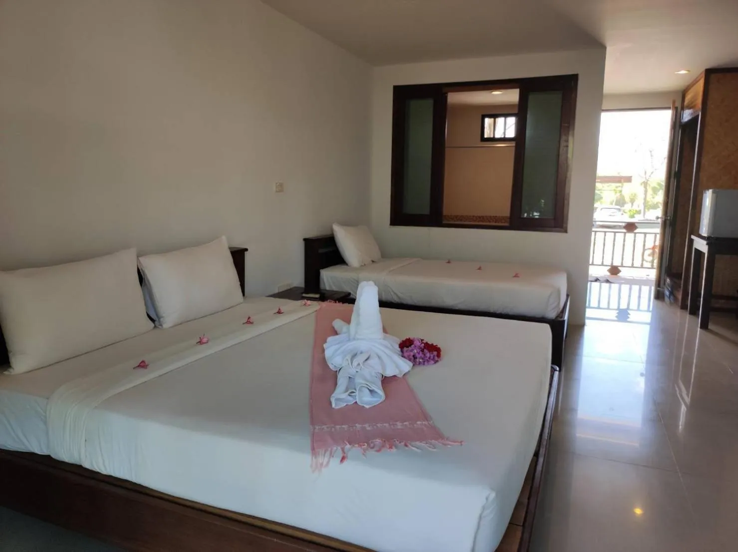 Bed in Nakakiri Resort & Spa