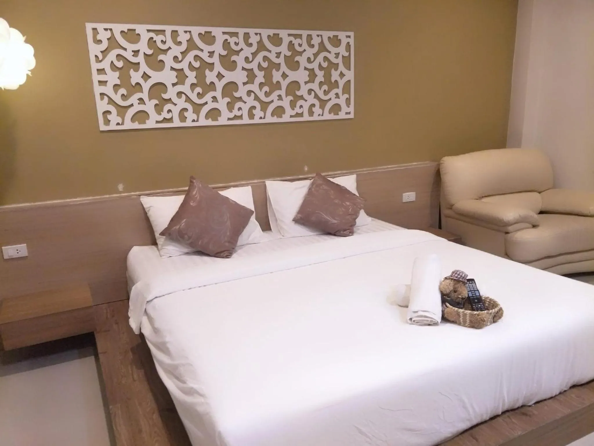 Bed in Suwi Coco Ville Resort