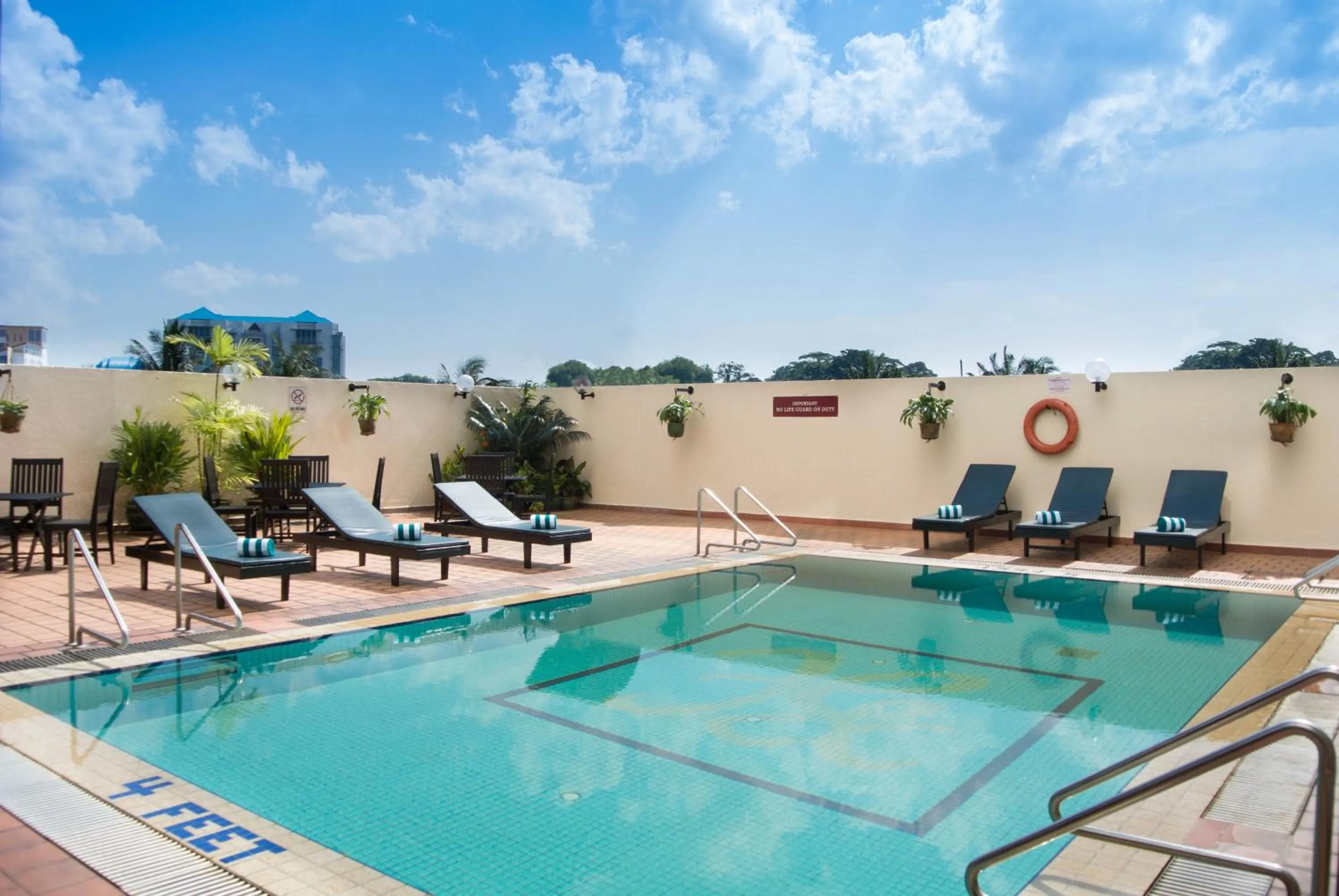 Swimming pool in Hotel Grand Continental Kuching