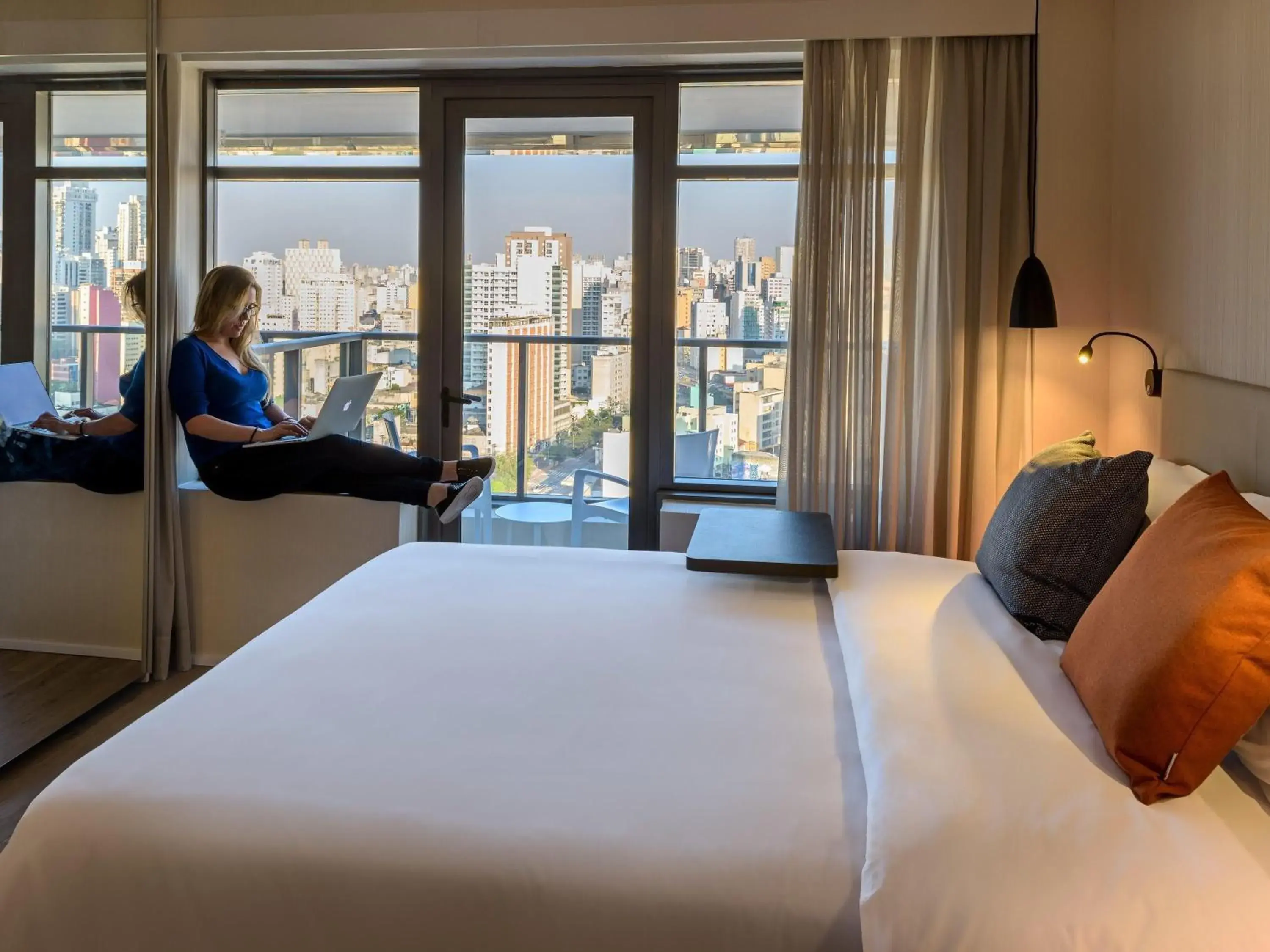 Superior Apartment with Double Bed and Sofa Bed in Mercure Sao Paulo Barra Funda Superior Apartment with Double Bed and Sofa Bed in Mercure Sao Paulo Barra Funda