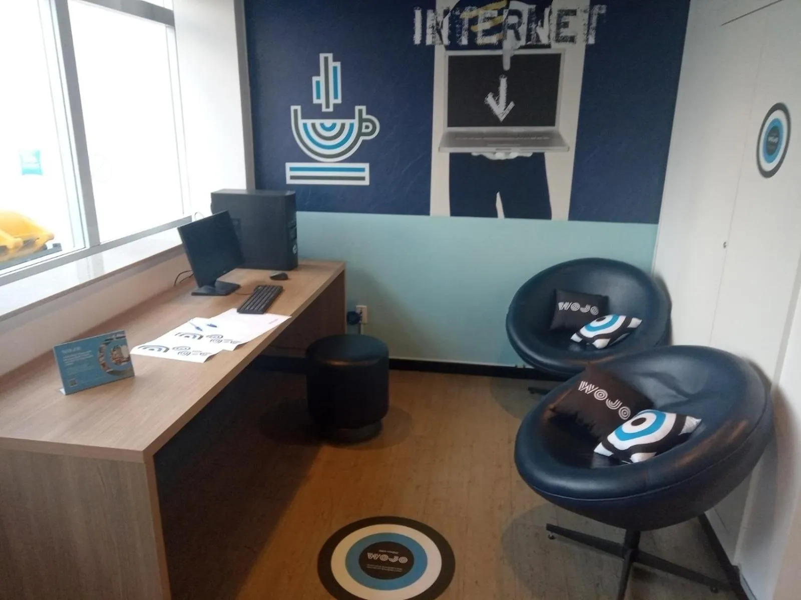 Lobby or reception in ibis budget Barbacena