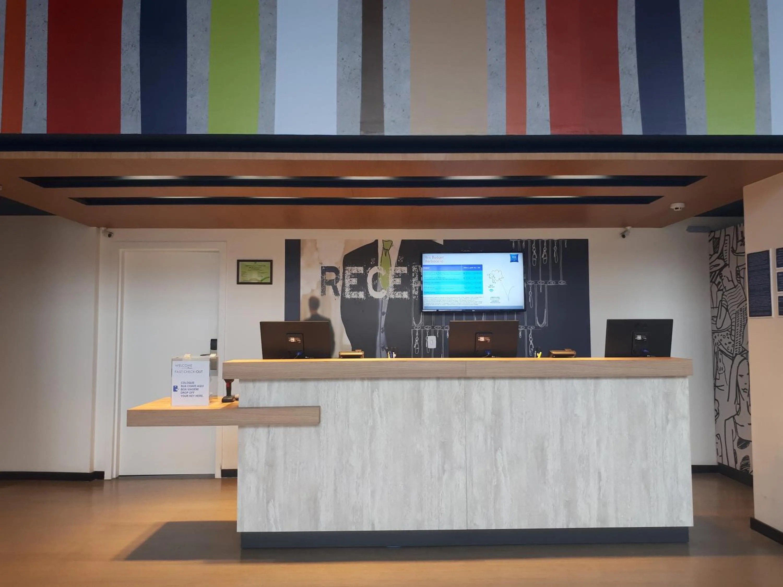 Lobby or reception in ibis budget Barbacena