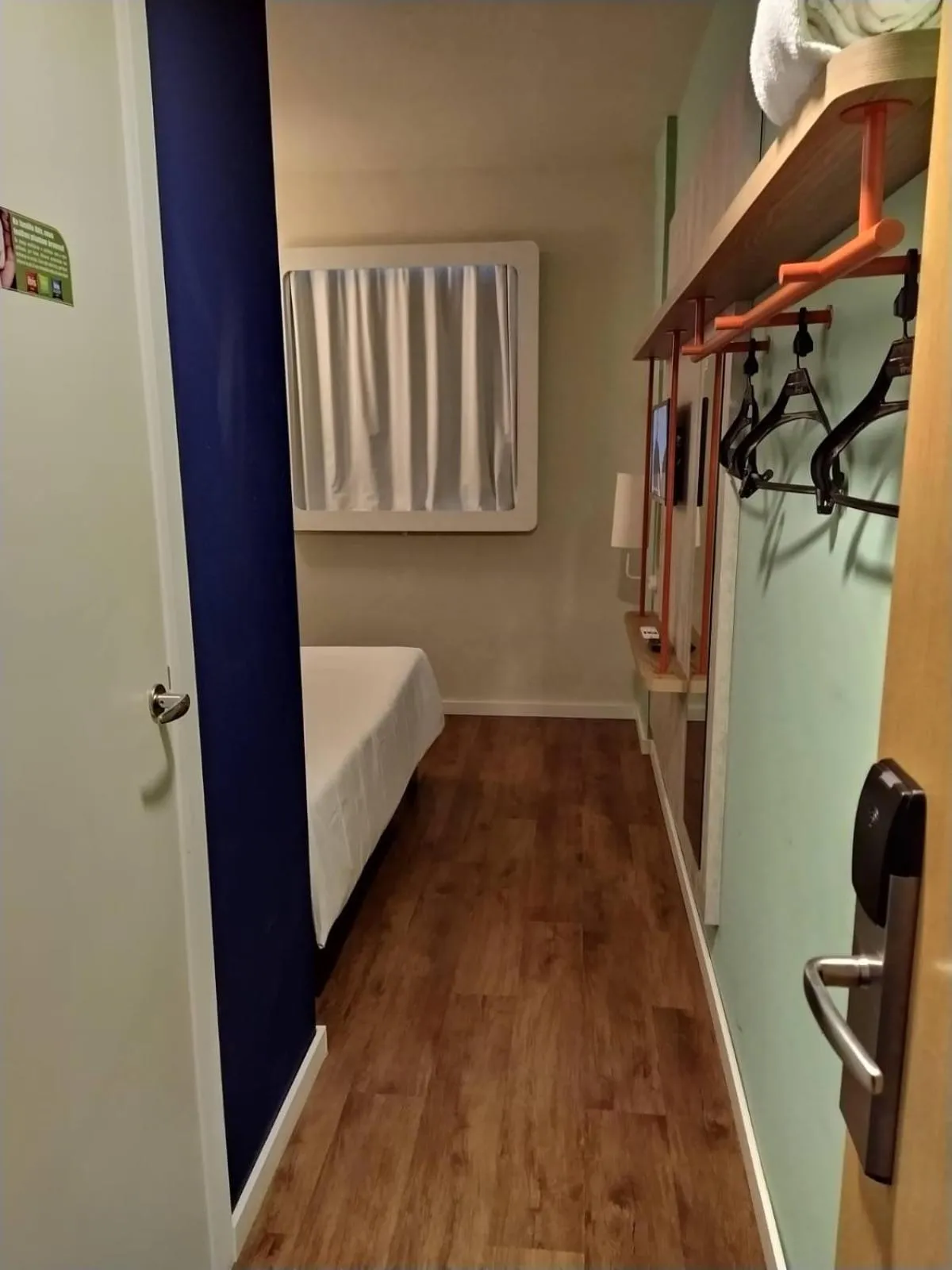 View (from property/room), Bed in ibis budget Manhuaçu