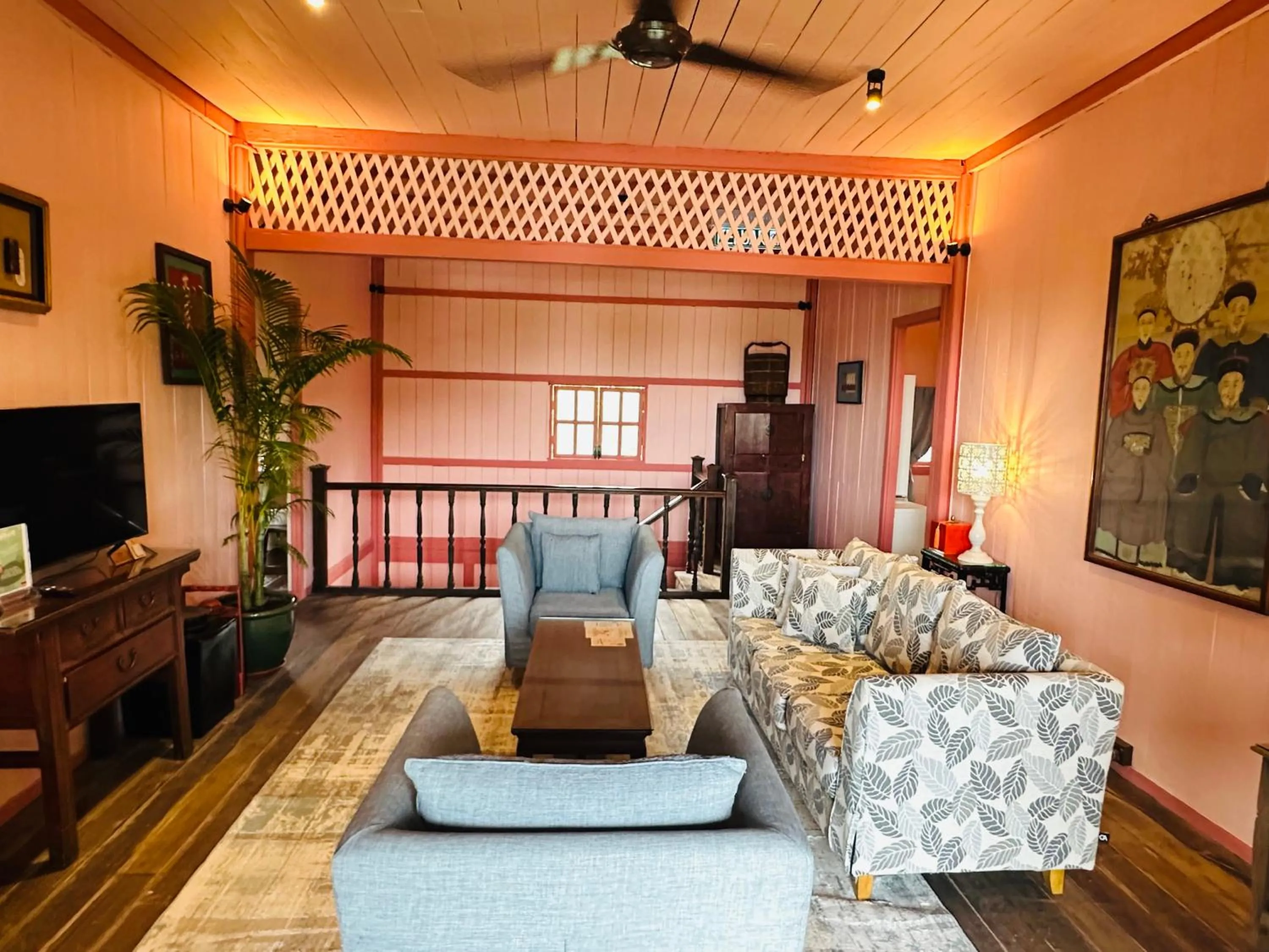 Living room in Temple Tree Resort