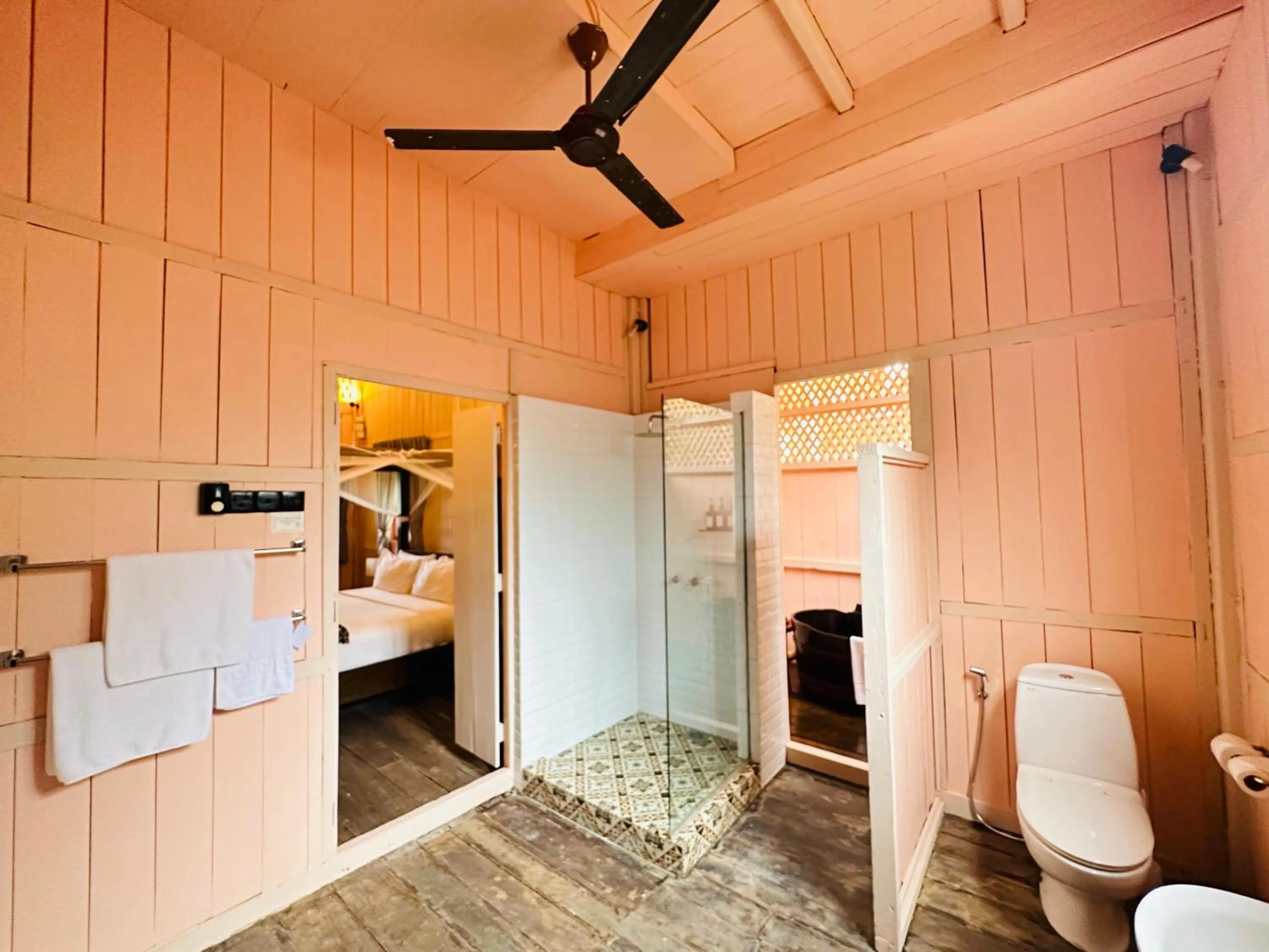 Bathroom in Temple Tree Resort