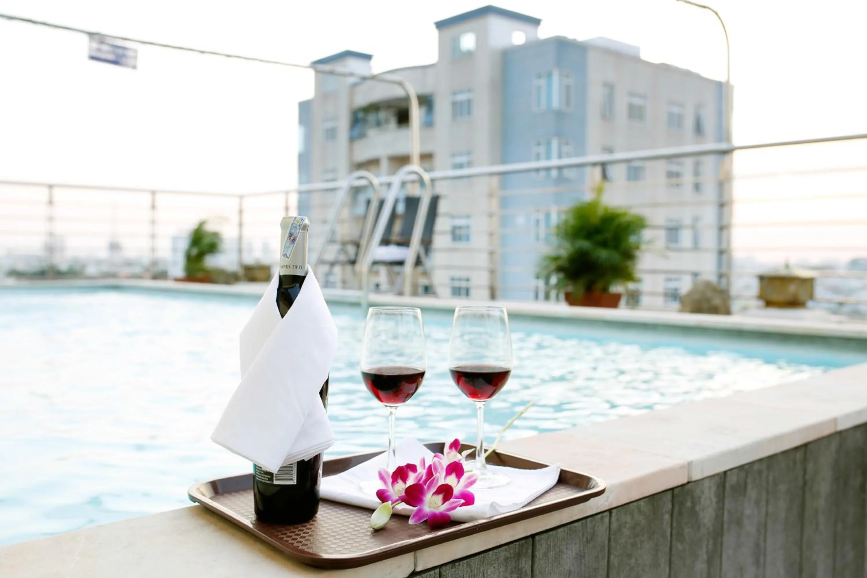 Swimming pool in New Pacific Hotel