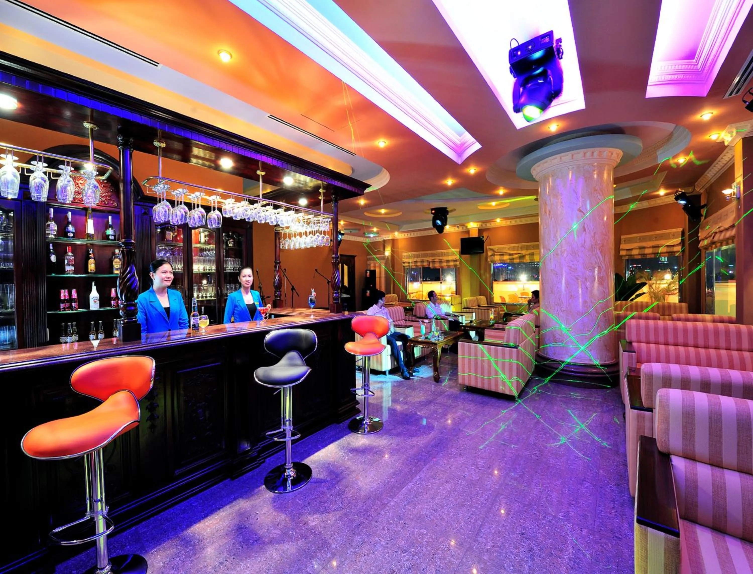 Lounge or bar in New Pacific Hotel