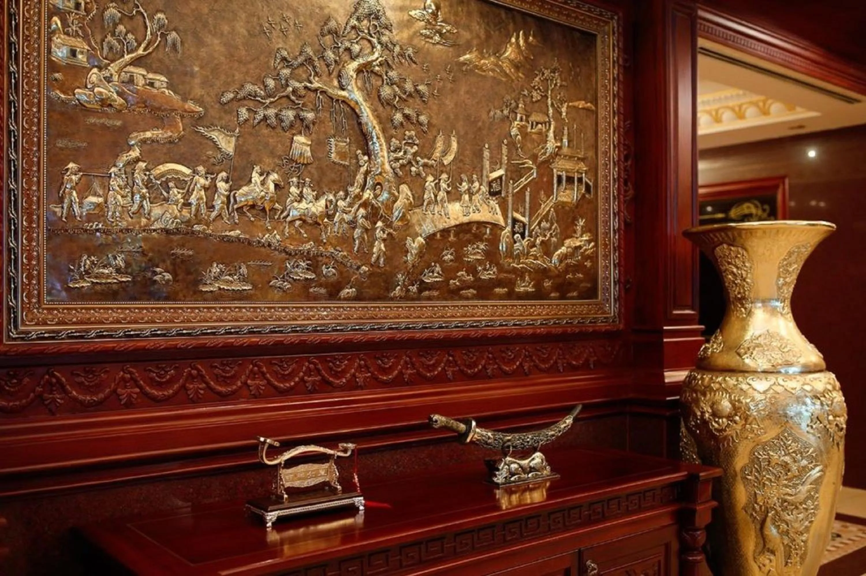 Lobby or reception in New Pacific Hotel