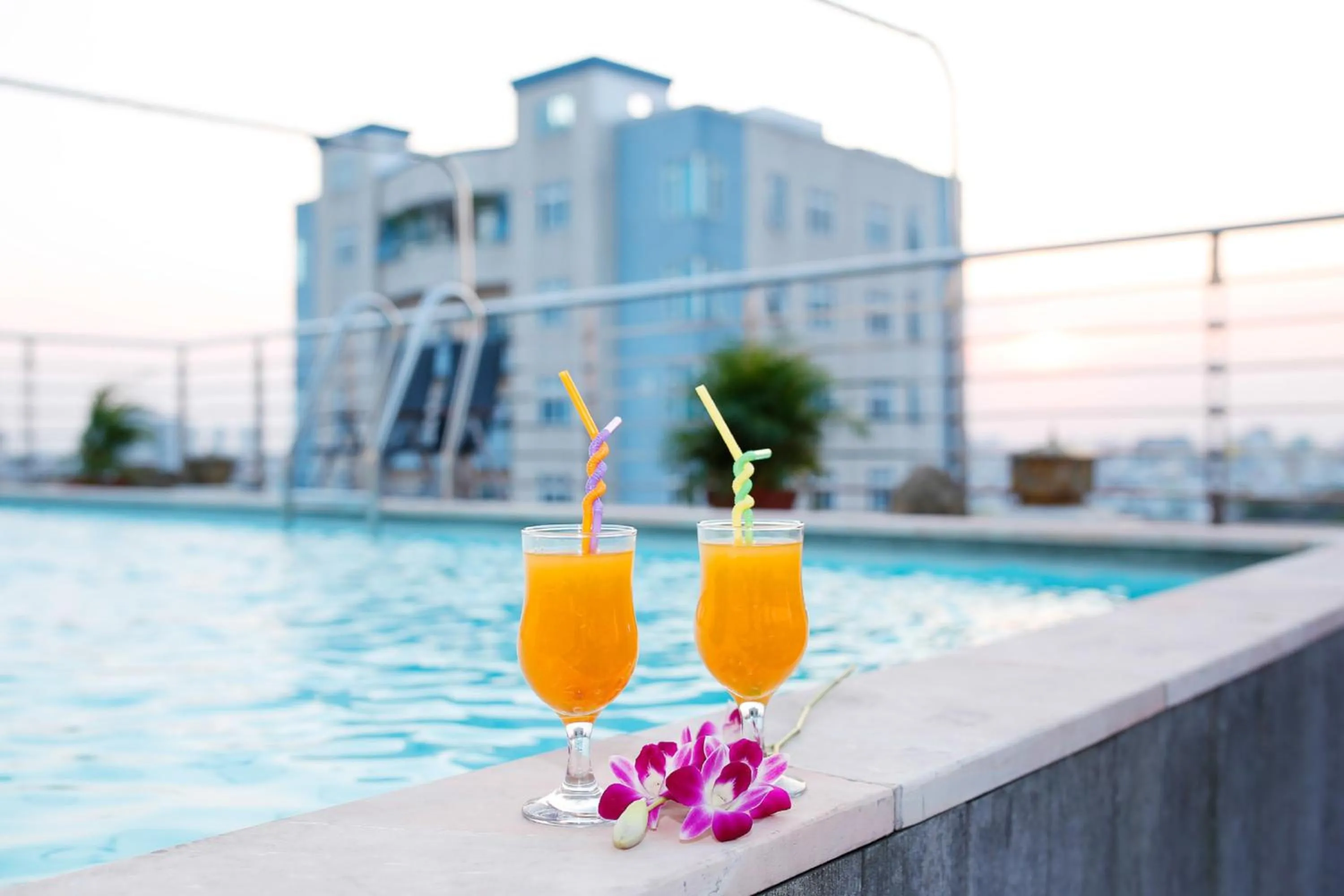 Swimming pool in New Pacific Hotel