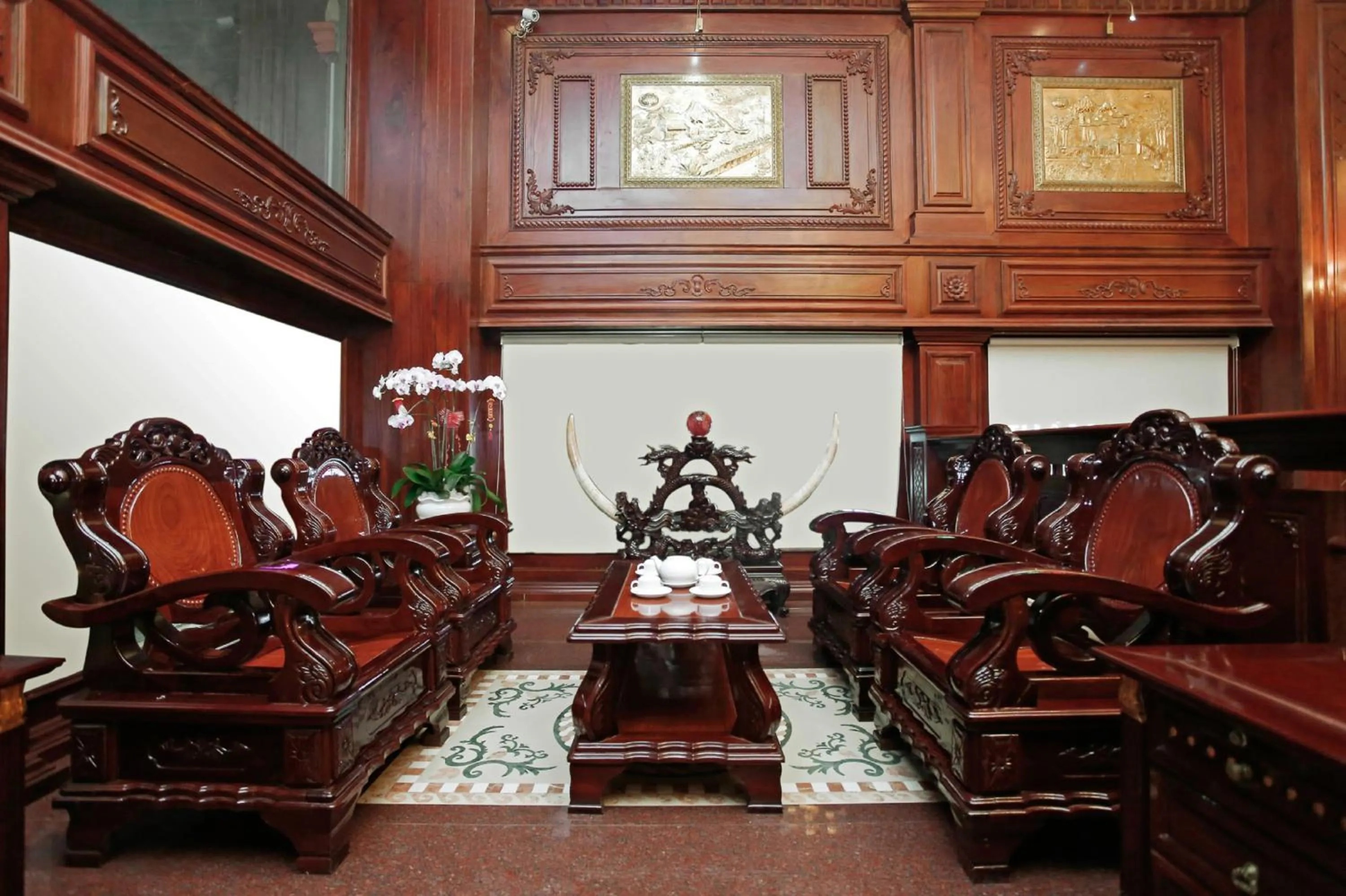 Lobby or reception in New Pacific Hotel