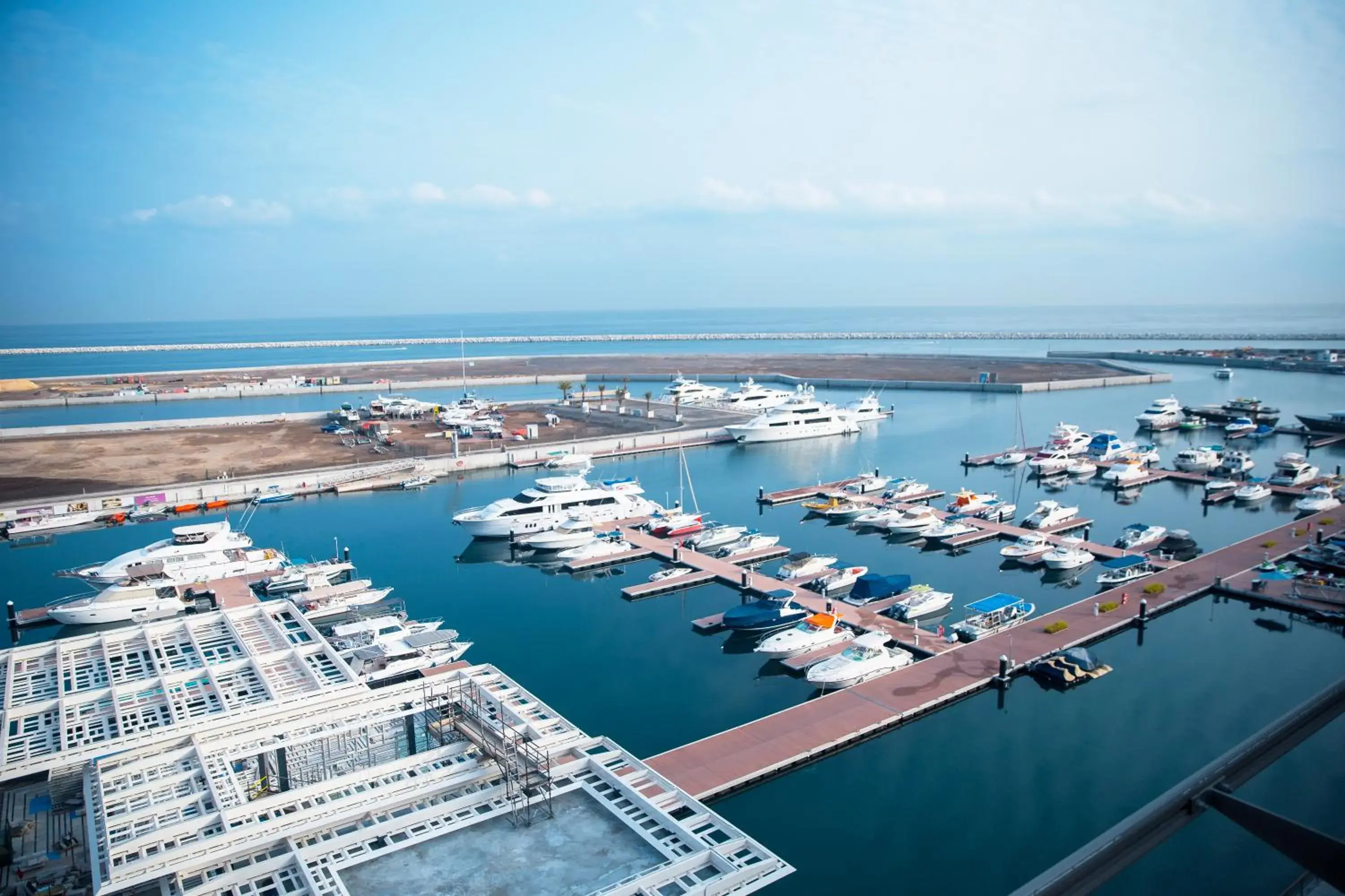 Deluxe Twin Room Marina View - single occupancy in Mysk Al Mouj Hotel Deluxe Twin Room Marina View - single occupancy in Mysk Al Mouj Hotel