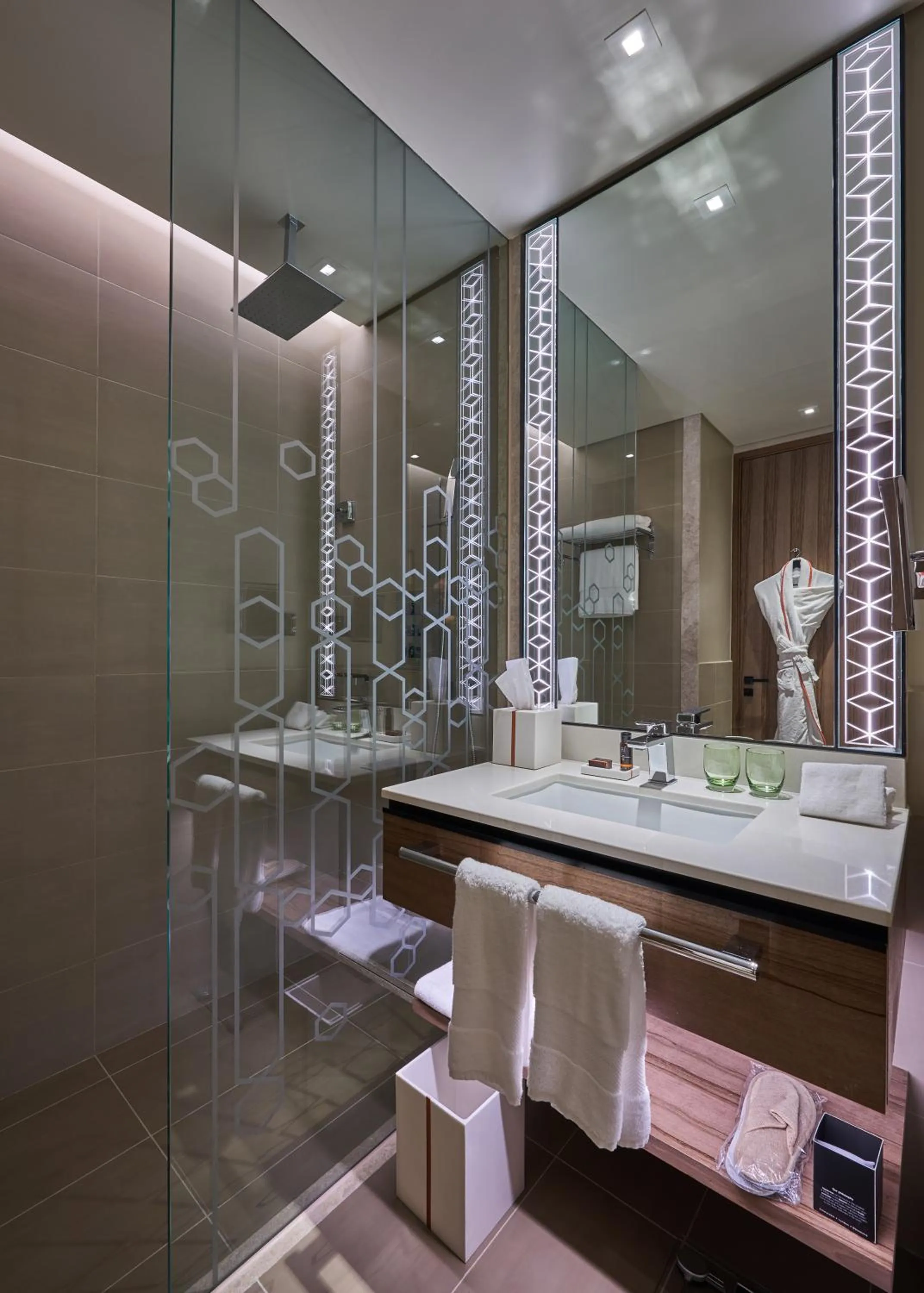 Shower in Mysk Al Mouj Hotel