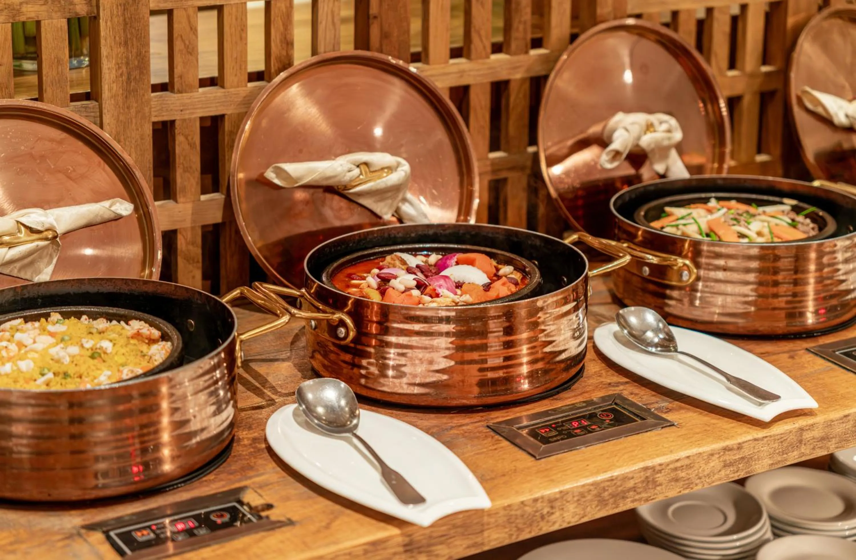 Buffet breakfast in A&EM Art Hotel