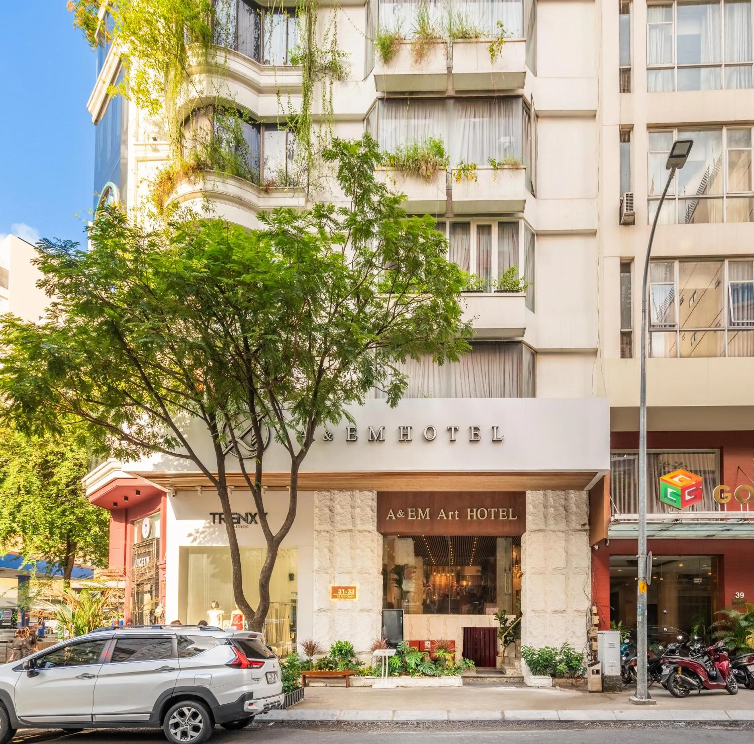 Property building in A&EM Art Hotel