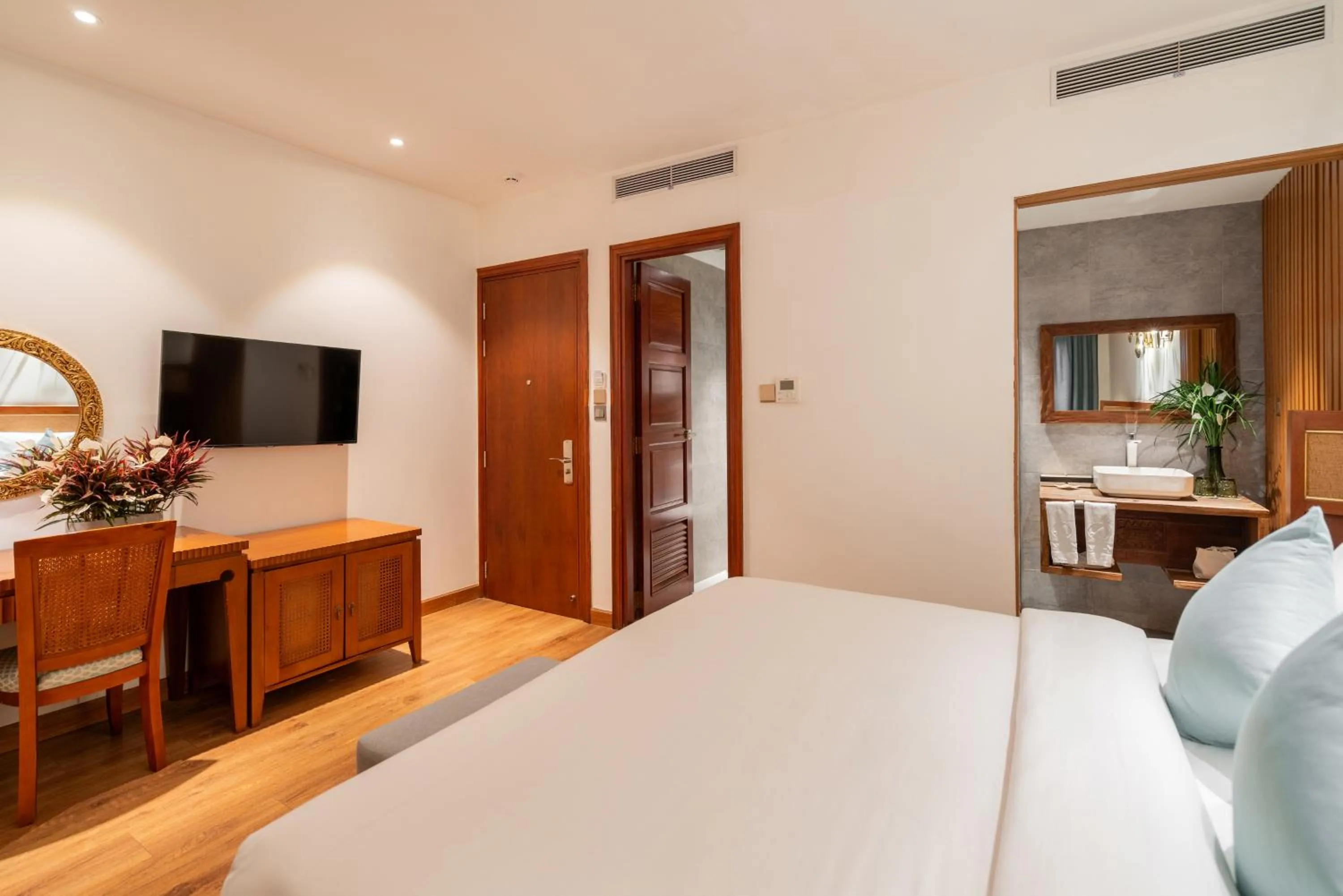 Bed in A&EM Art Hotel