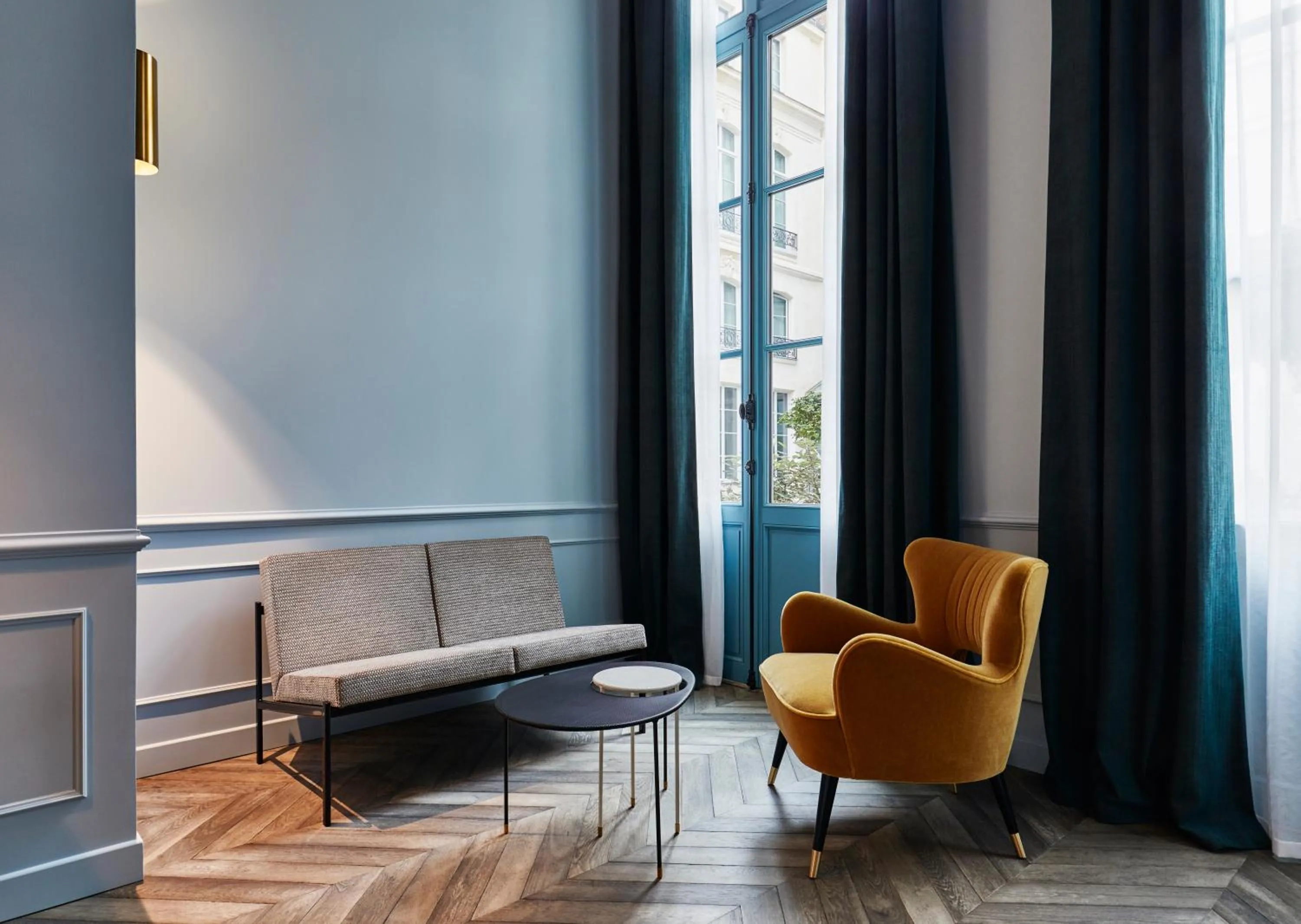 Living room in The Hoxton, Paris