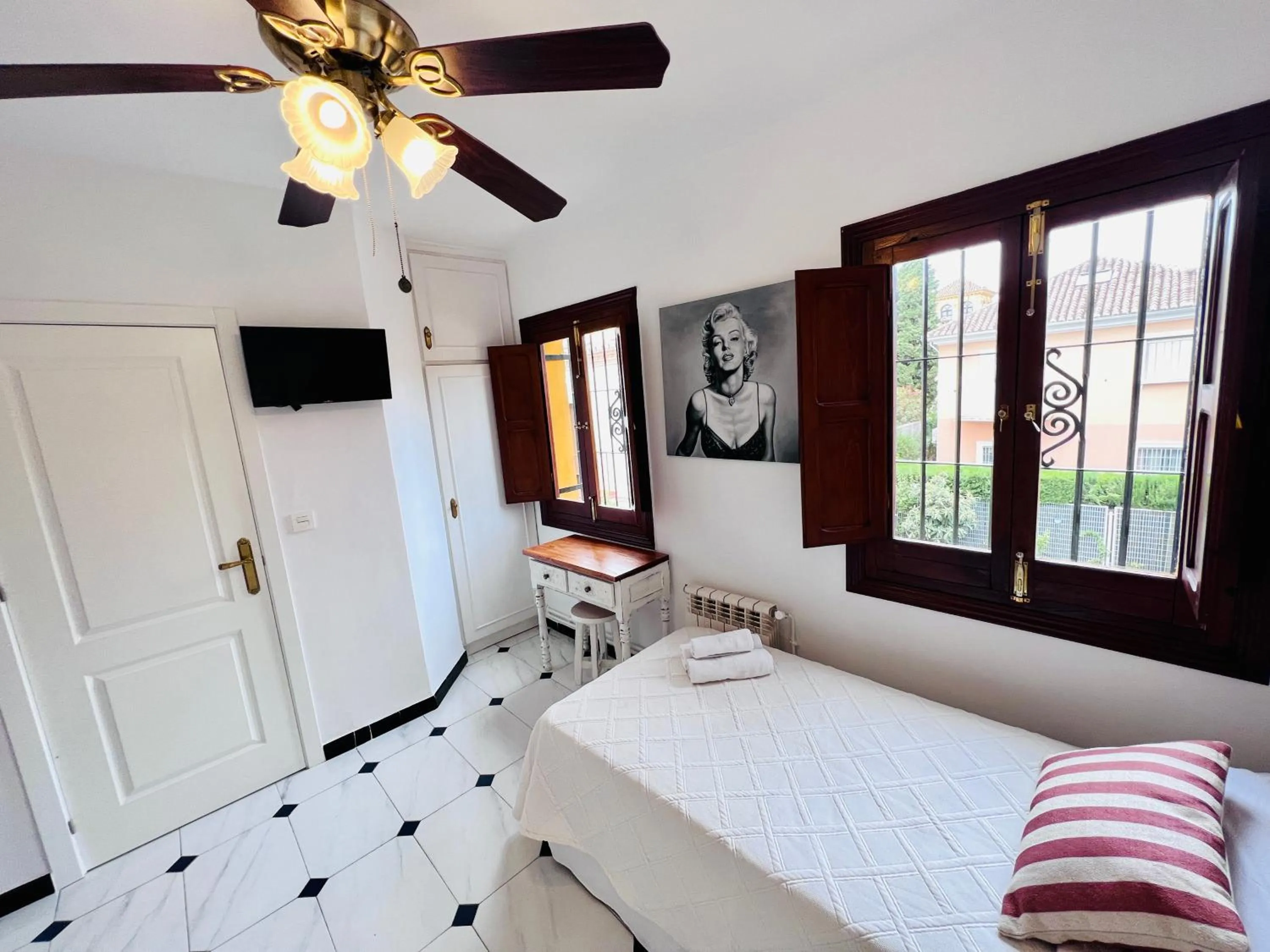 Bed in Hotelito Suecia