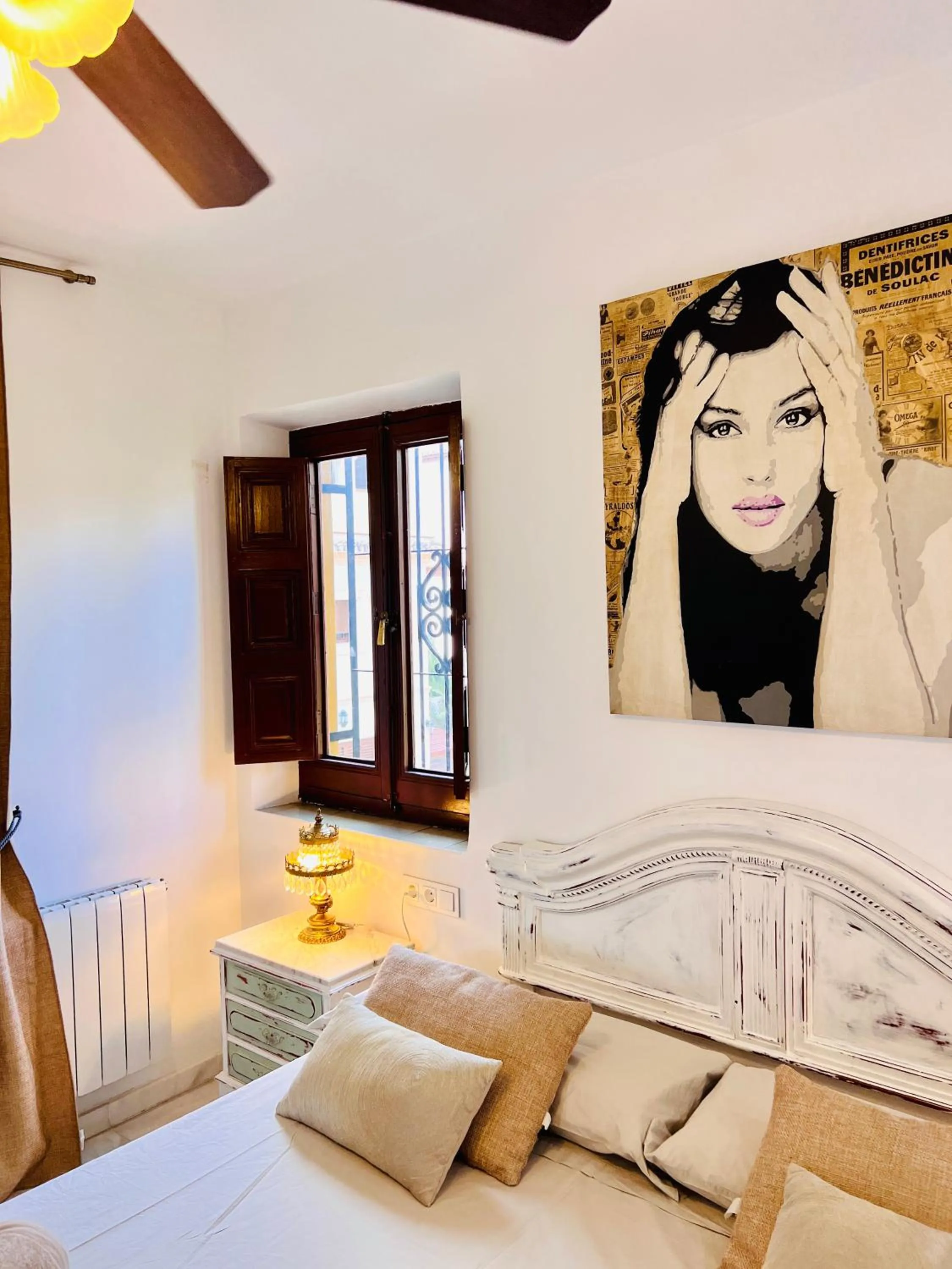 Bed in Hotelito Suecia