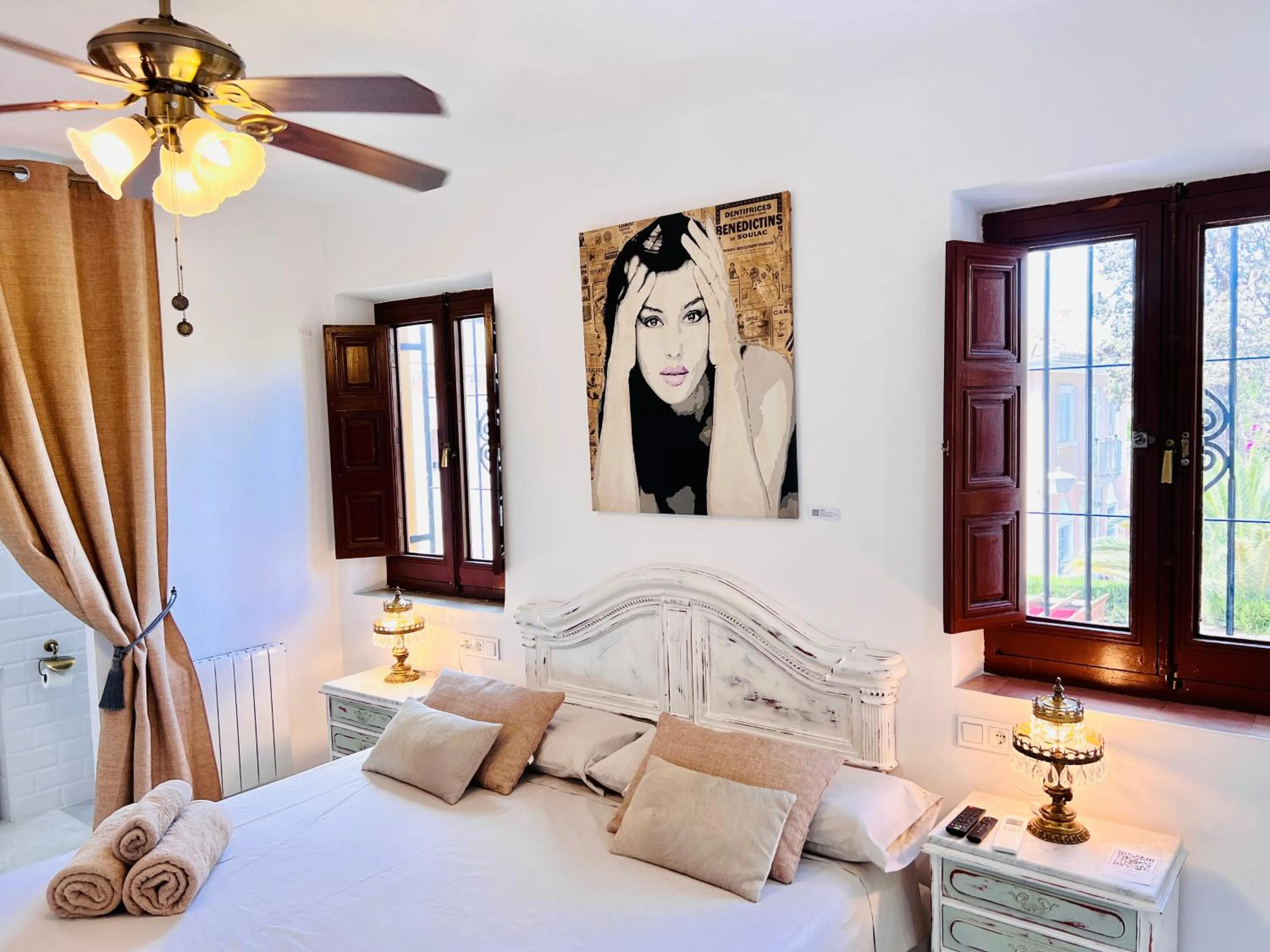 Bed in Hotelito Suecia