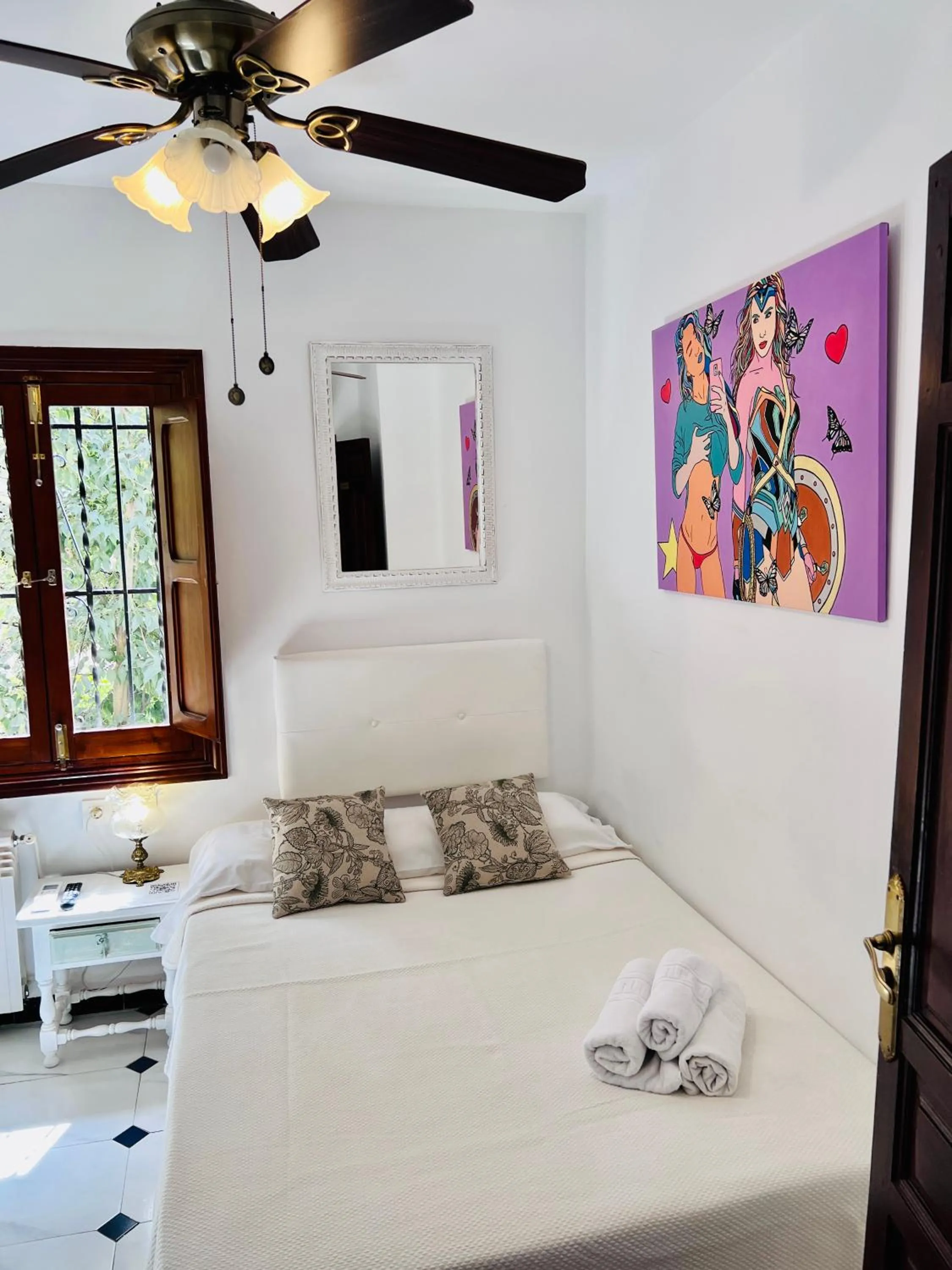 Bed in Hotelito Suecia