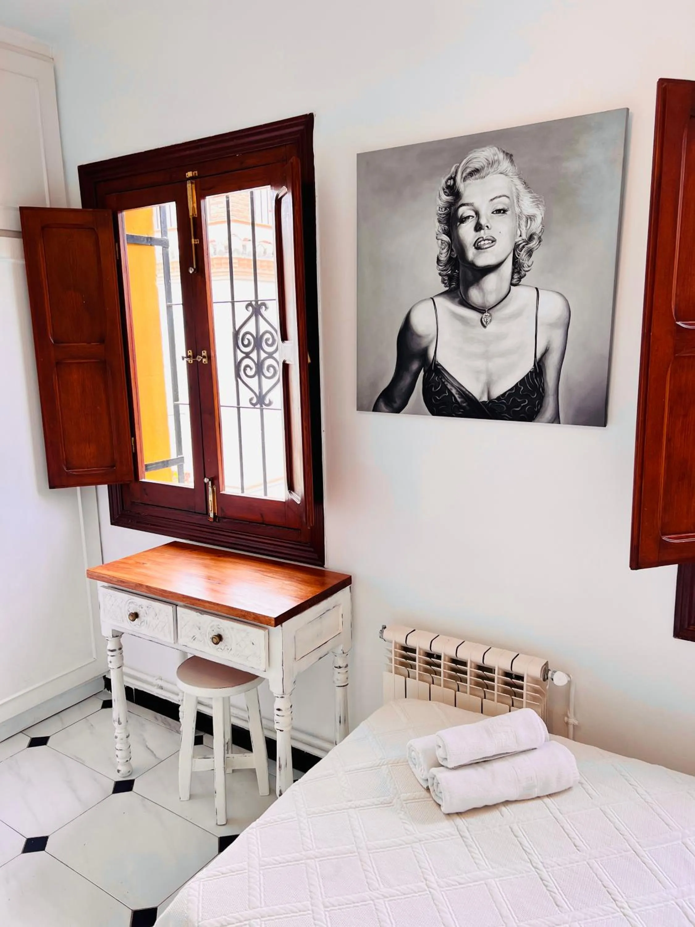 Bedroom, Bed in Hotelito Suecia