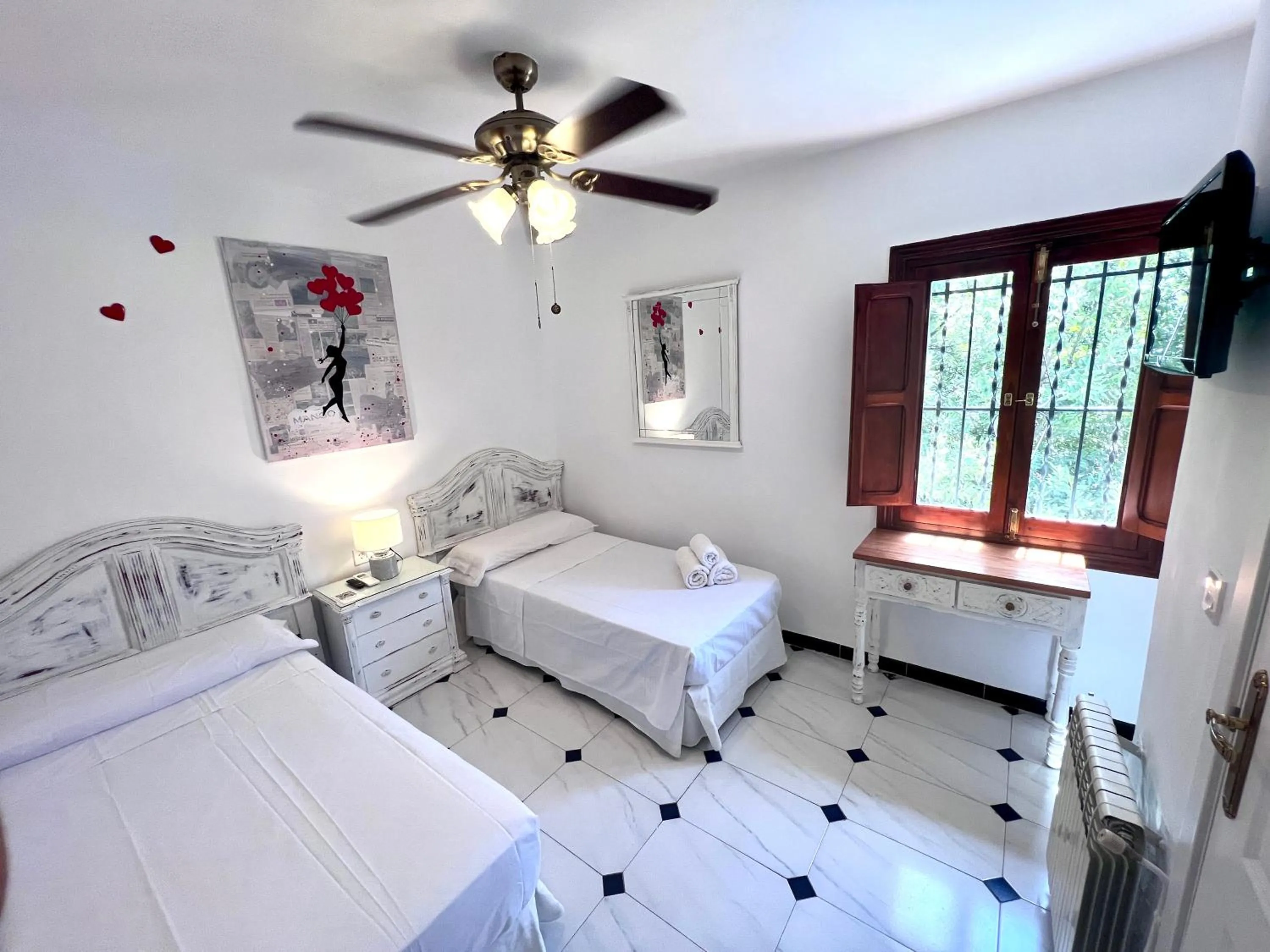 Bed in Hotelito Suecia