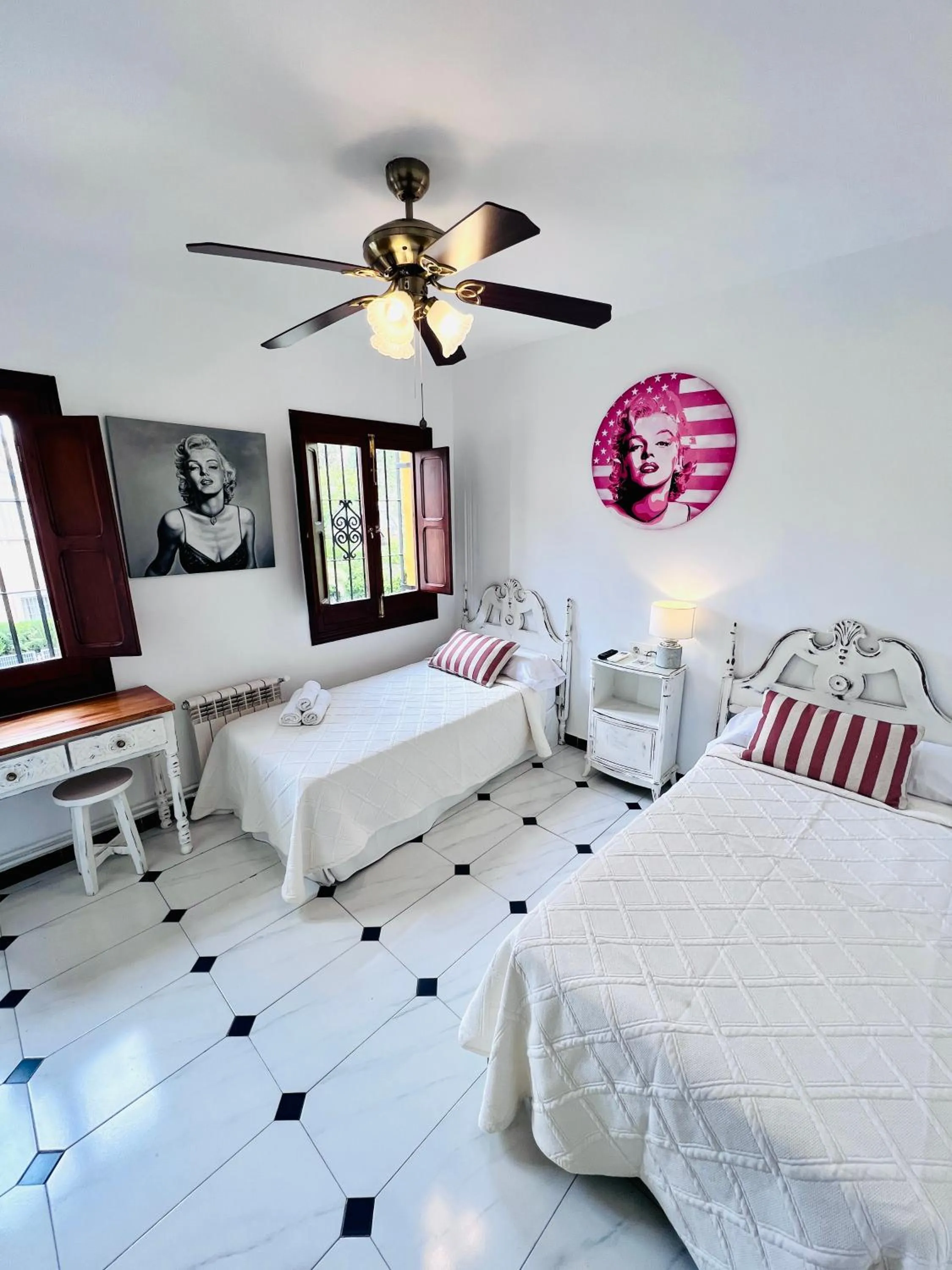 Bed in Hotelito Suecia