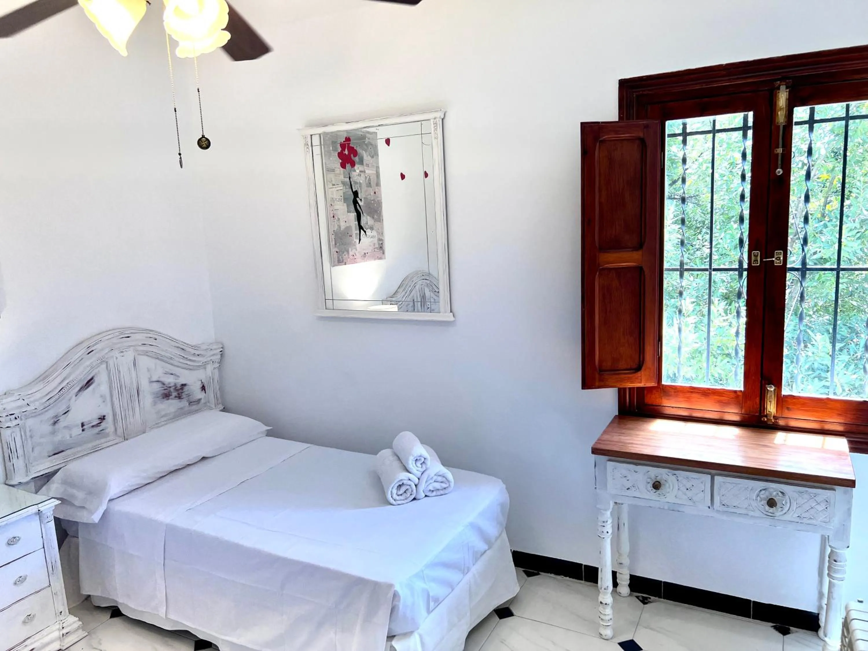 Bed in Hotelito Suecia