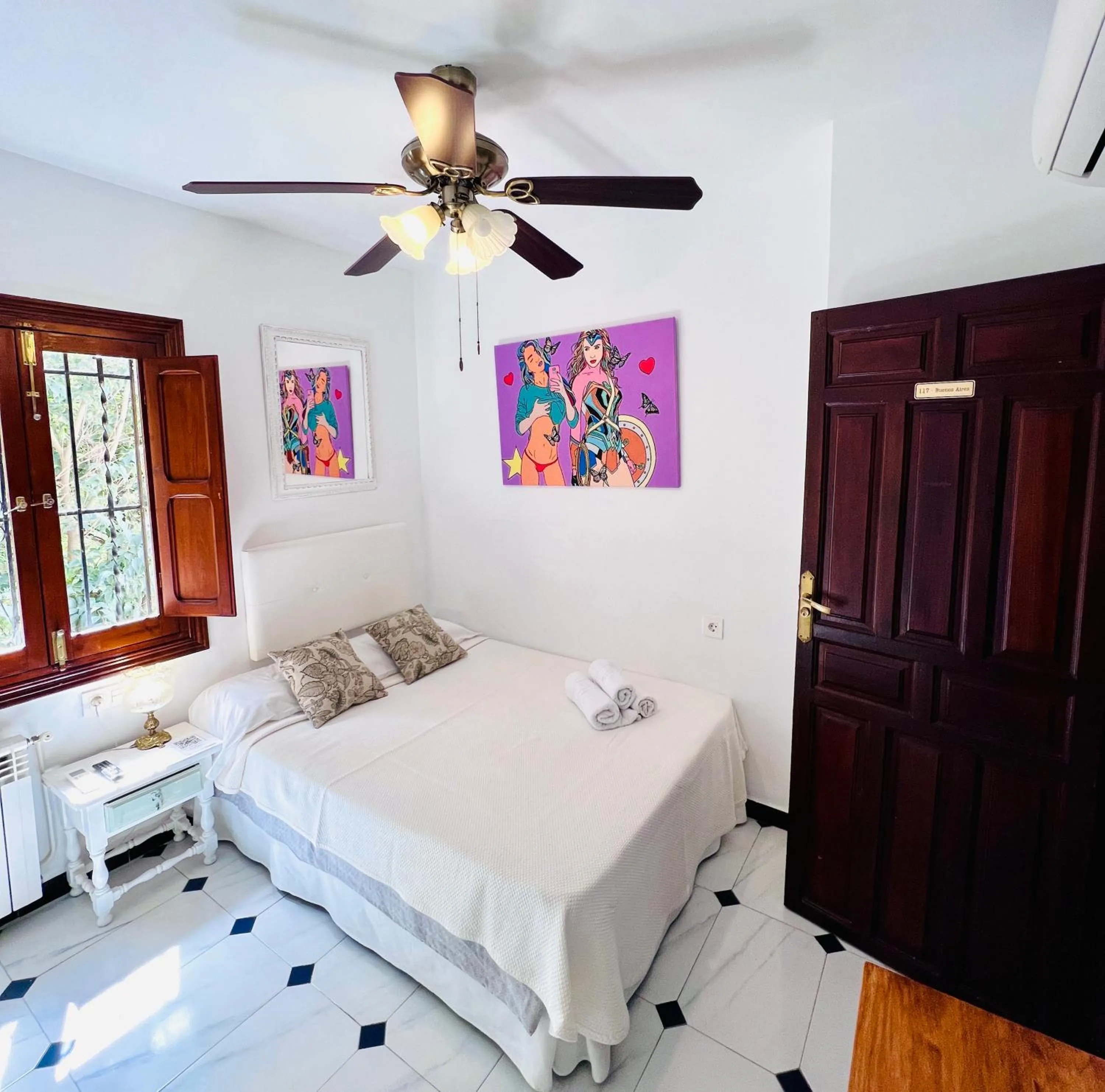 Bed in Hotelito Suecia