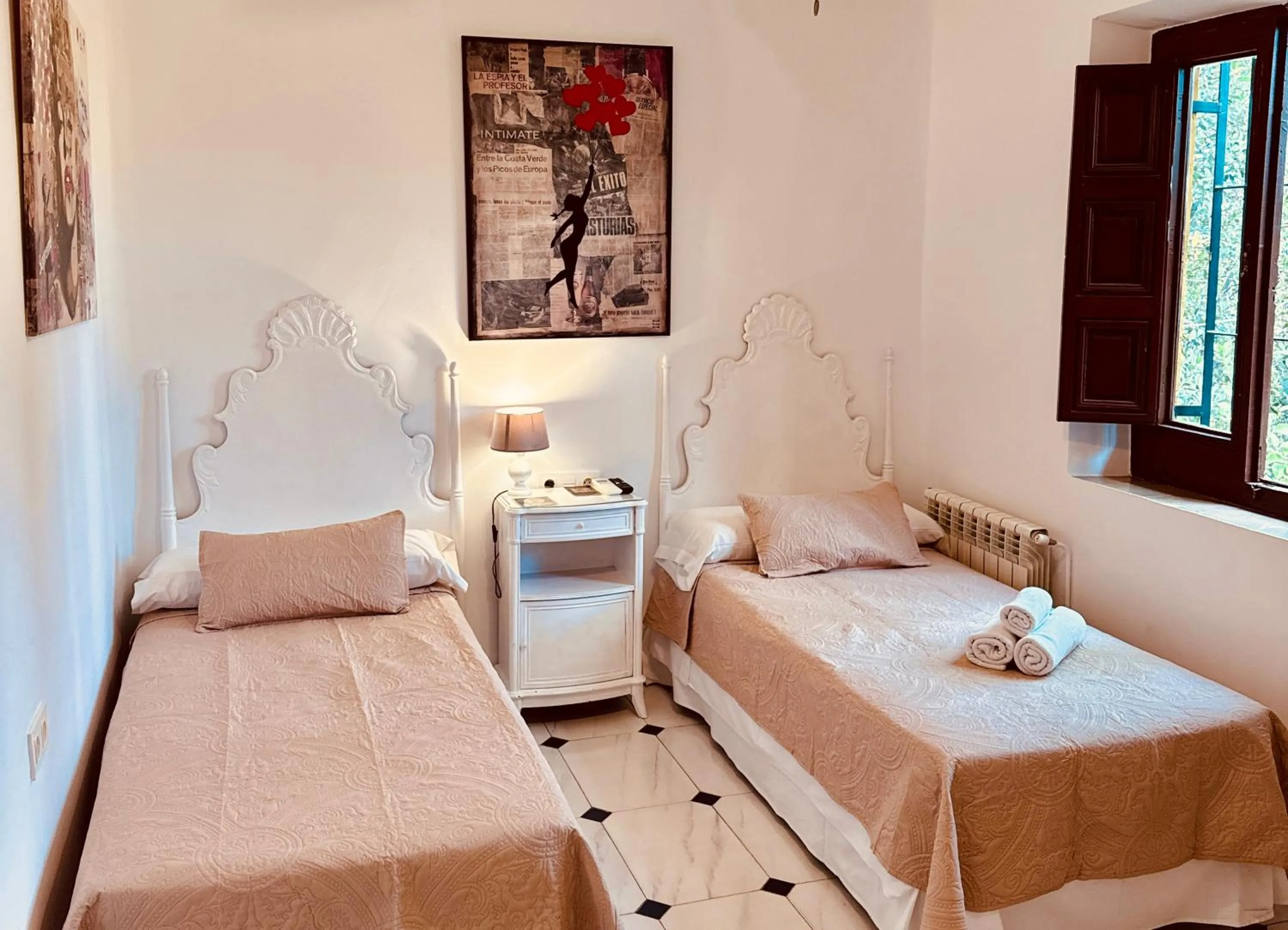 Bed in Hotelito Suecia