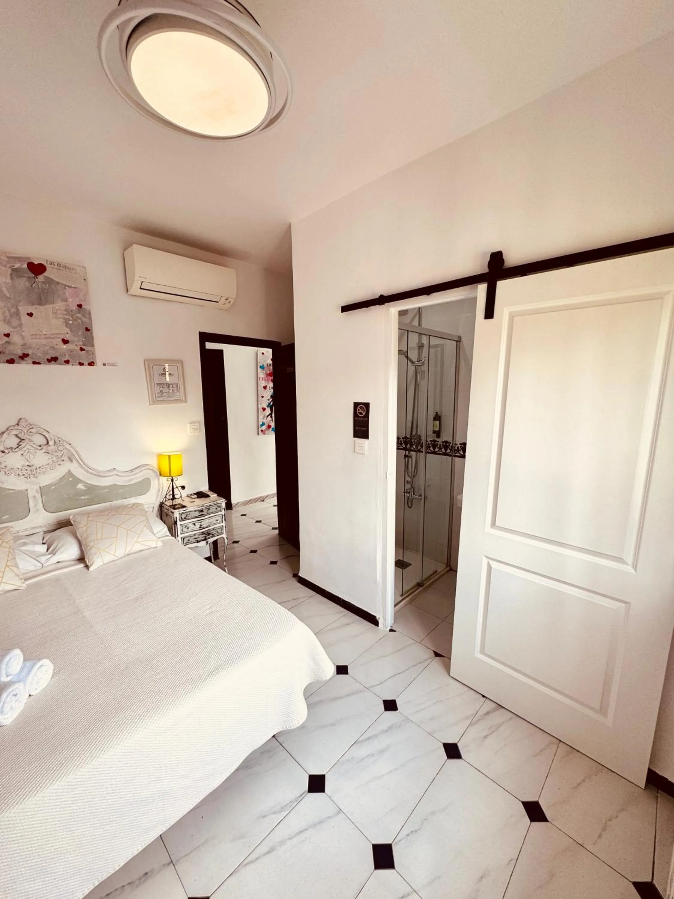 Bed in Hotelito Suecia