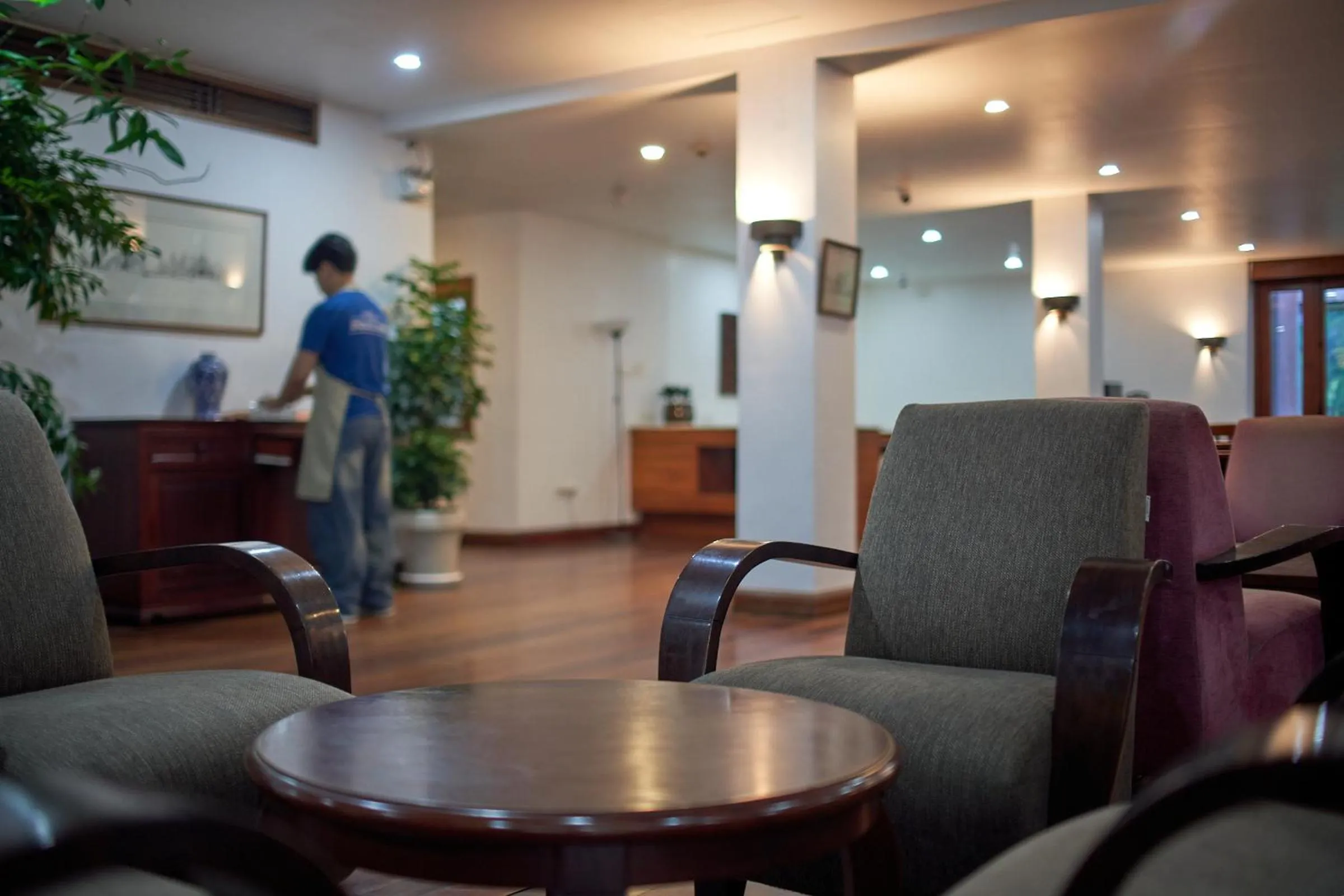 Seating area in Le Charme Vientiane Hotel