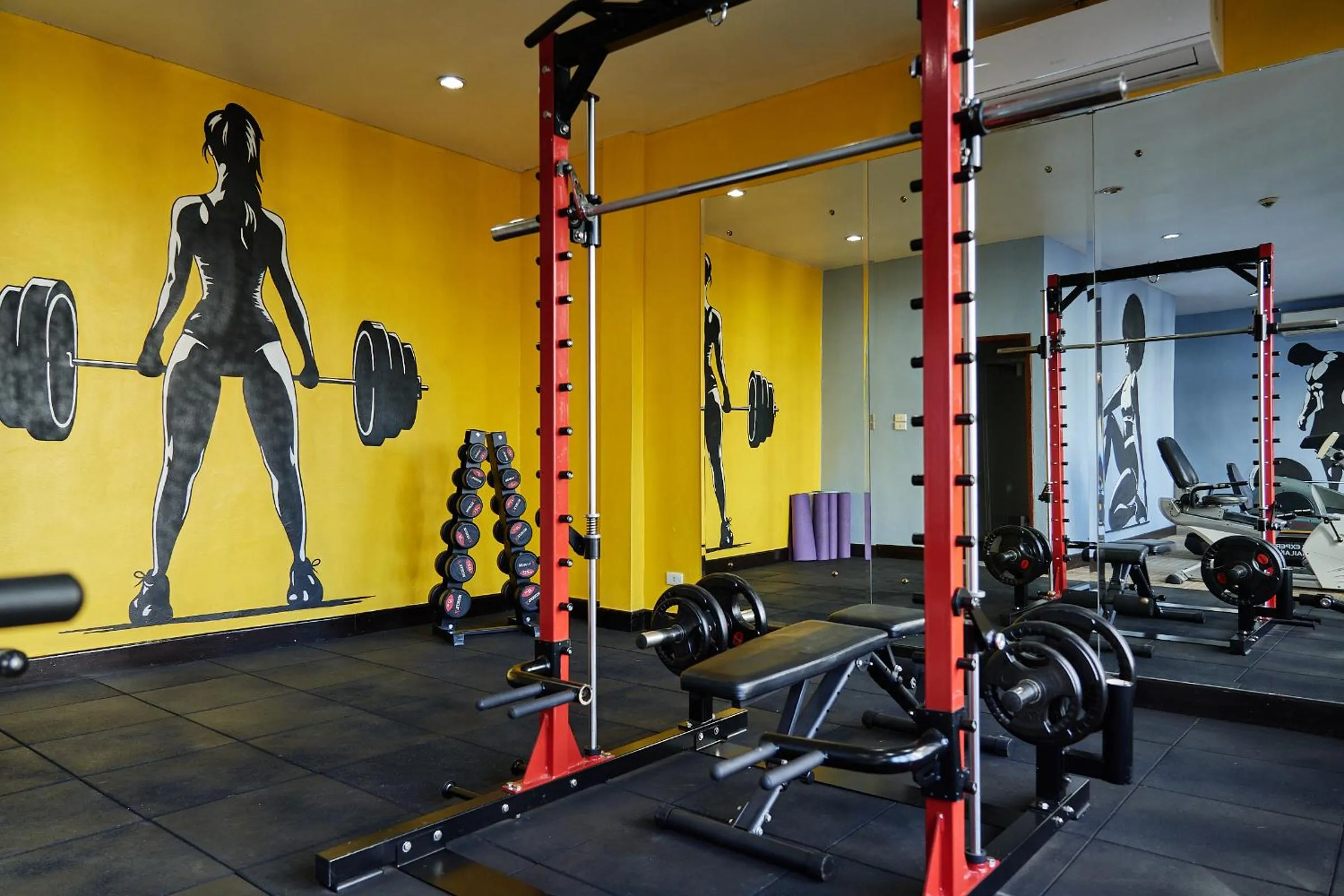 Fitness centre/facilities in Le Charme Vientiane Hotel