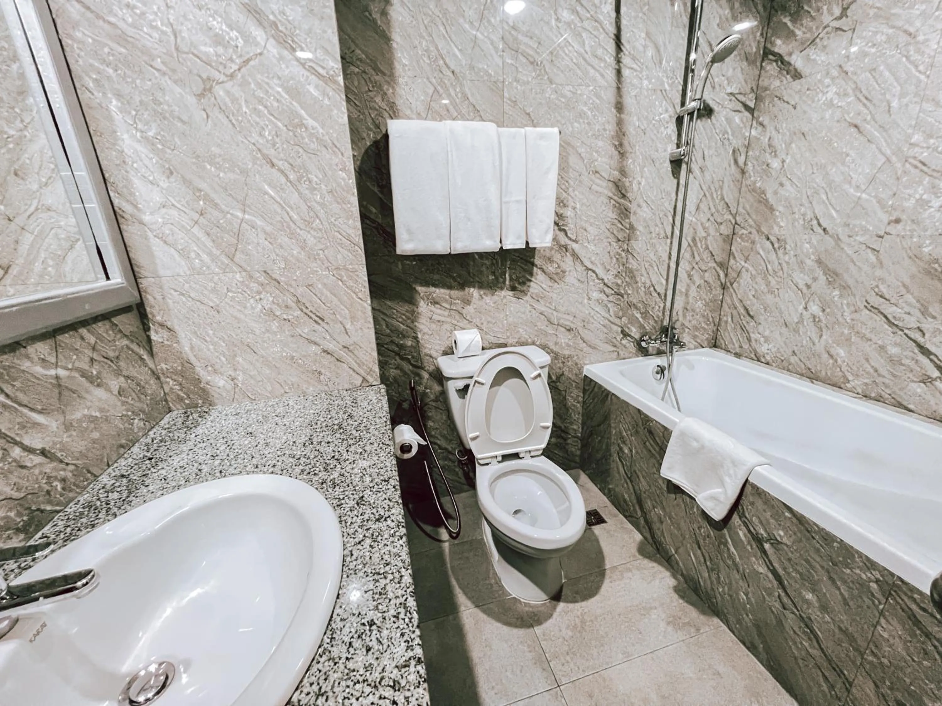 Bathroom in Le Charme Vientiane Hotel