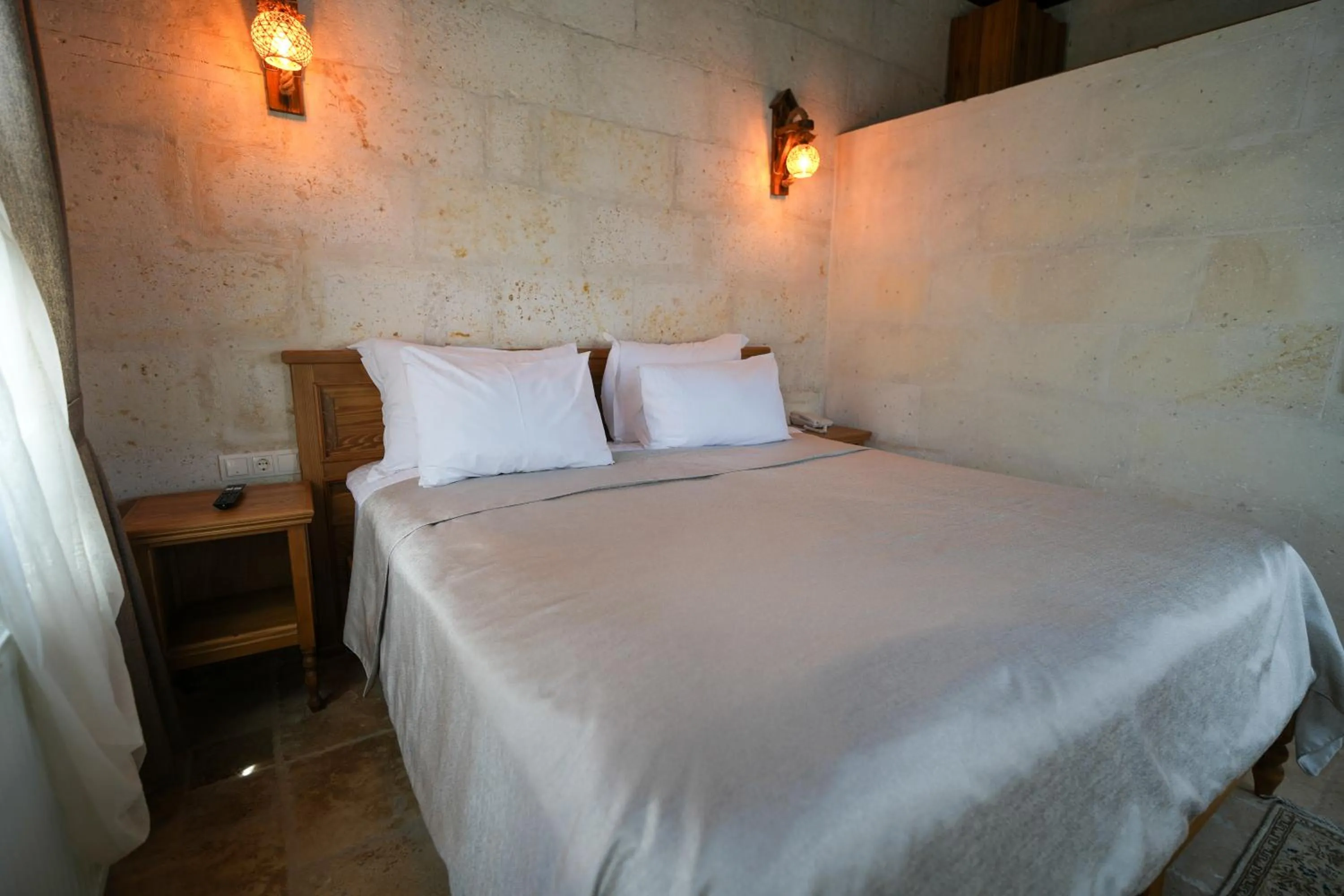 Bed in Urgup Konak Hotel