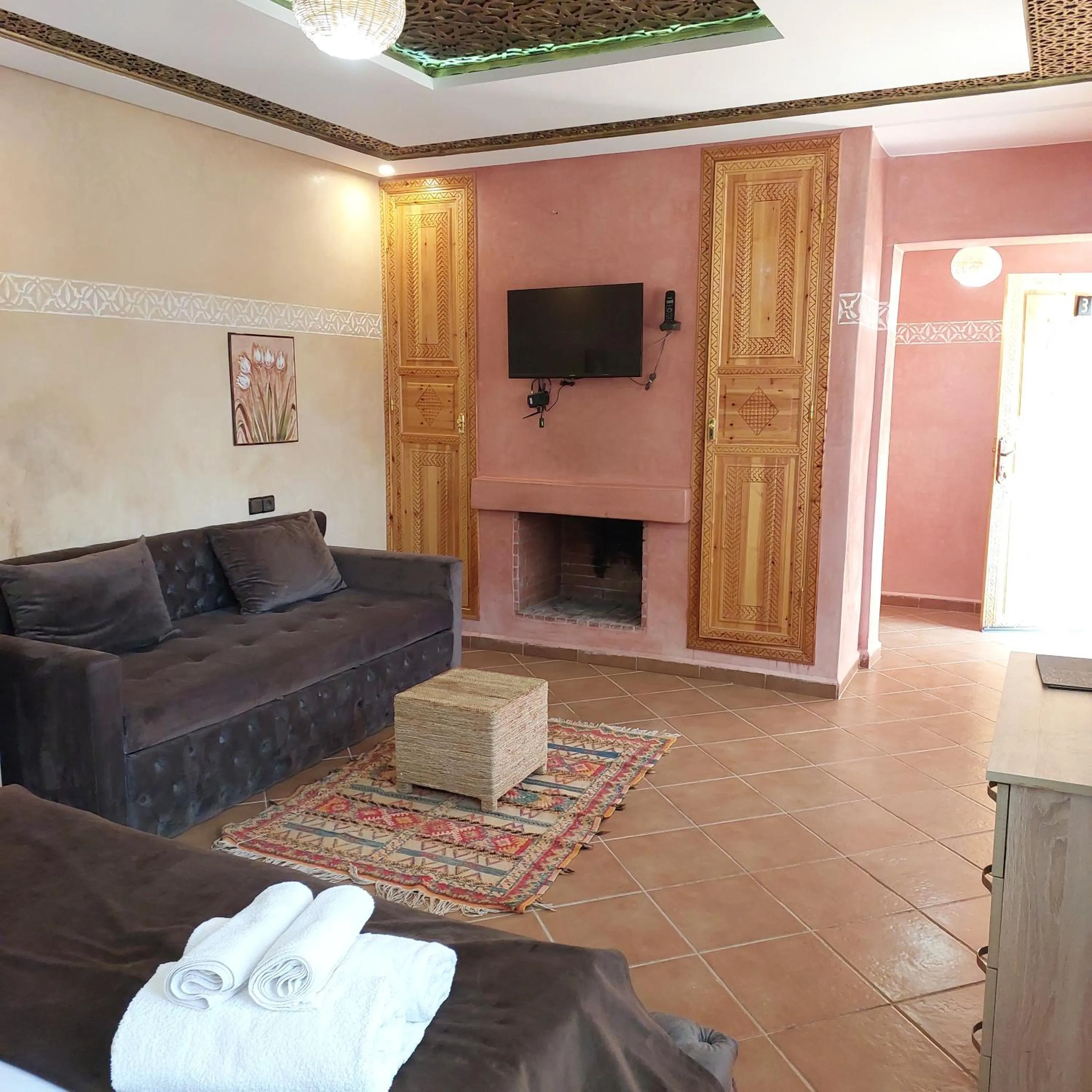 Bedroom in Chez Mamouchthka