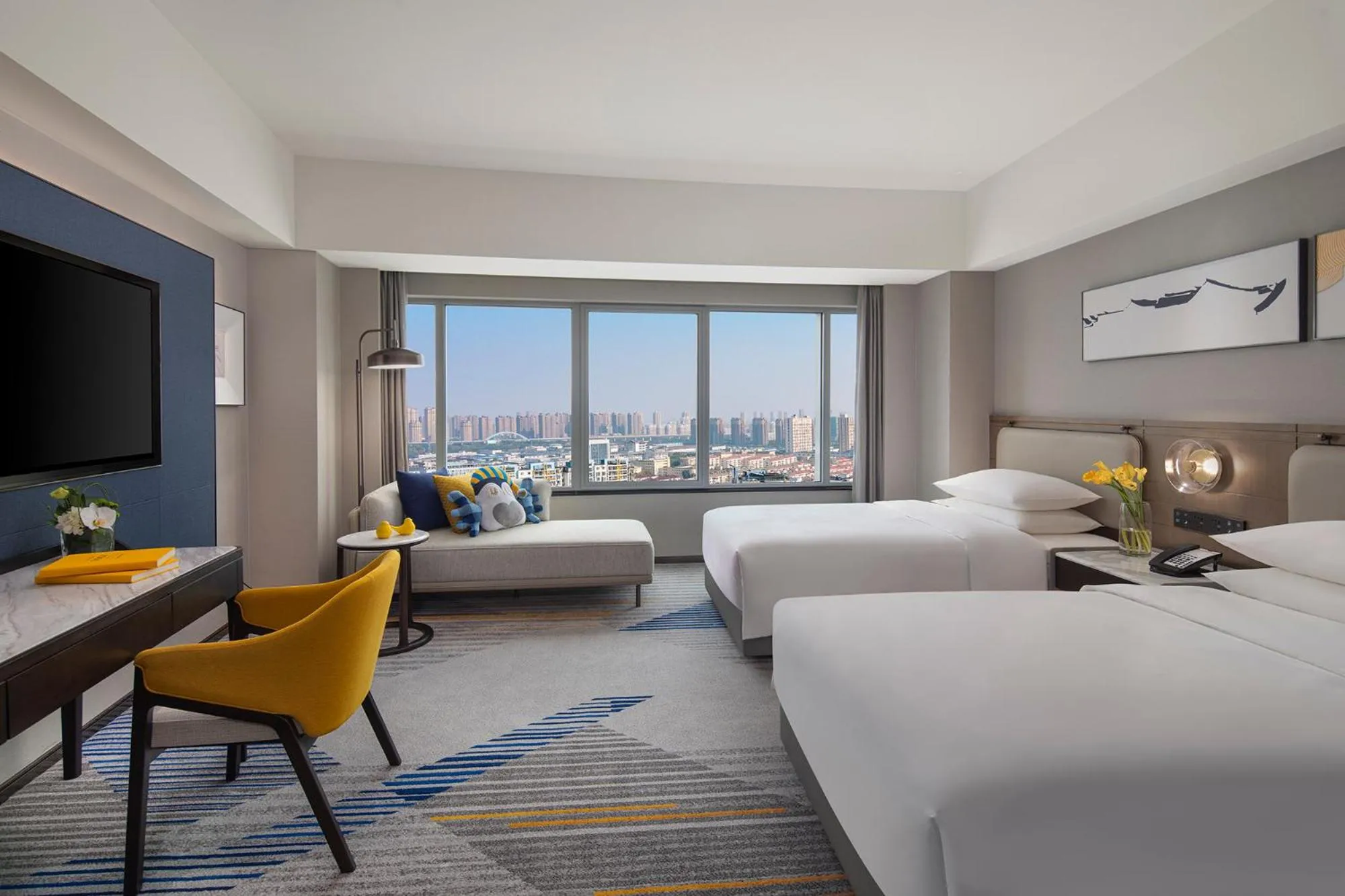 Photo of the whole room, Bed in voco Changzhou Fudu