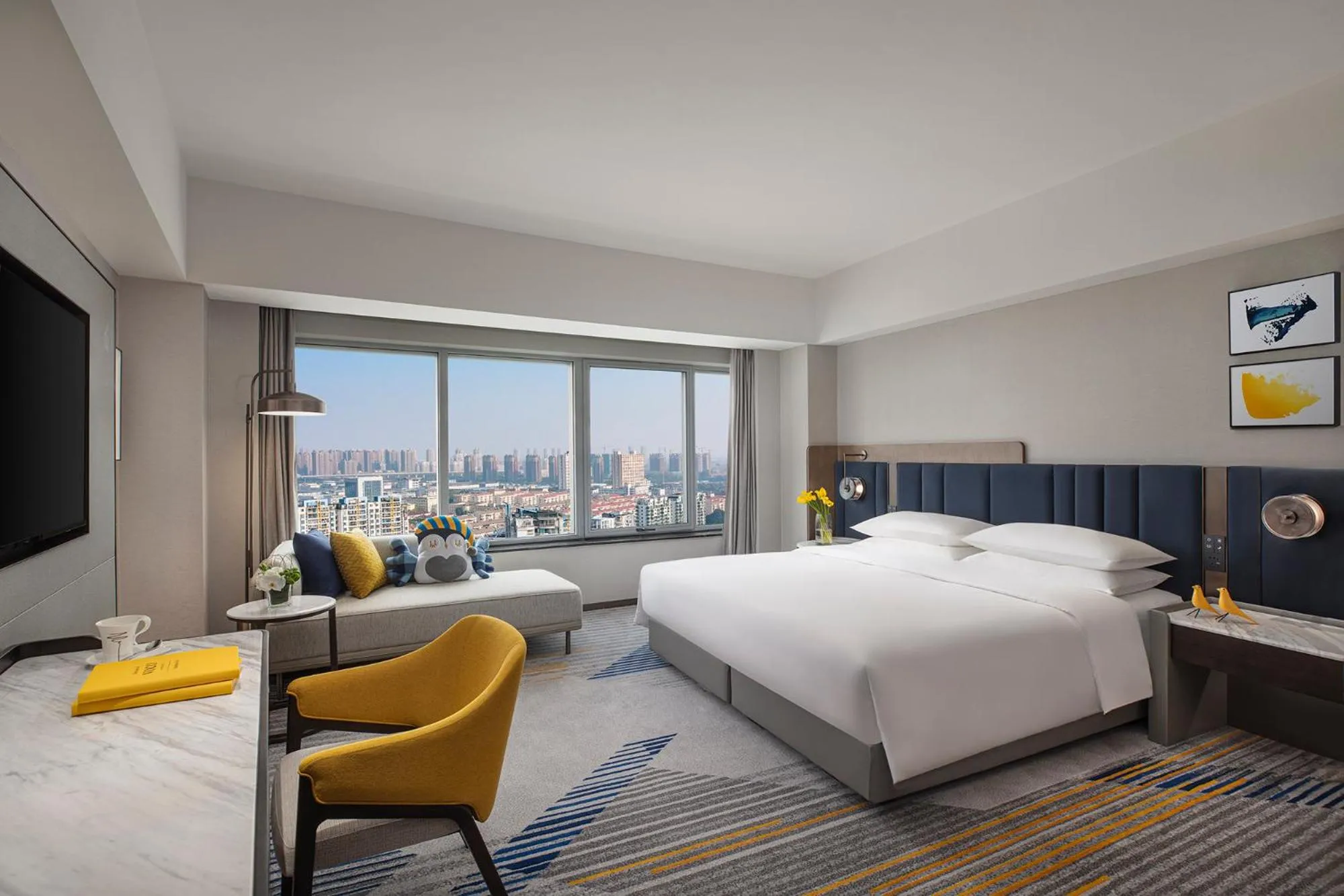 Photo of the whole room, Bed in voco Changzhou Fudu