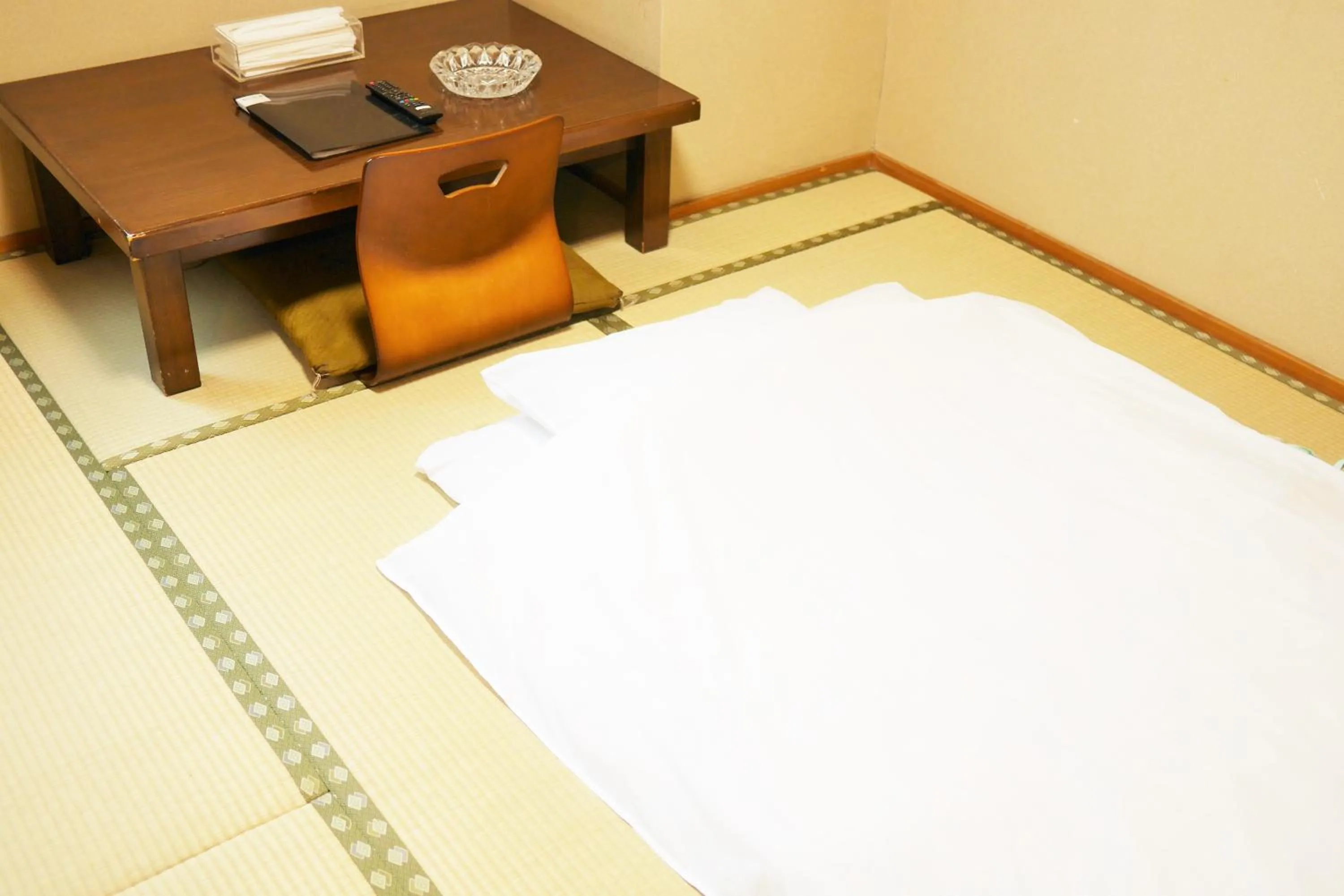 Bed in Hiroshima Peace Hotel