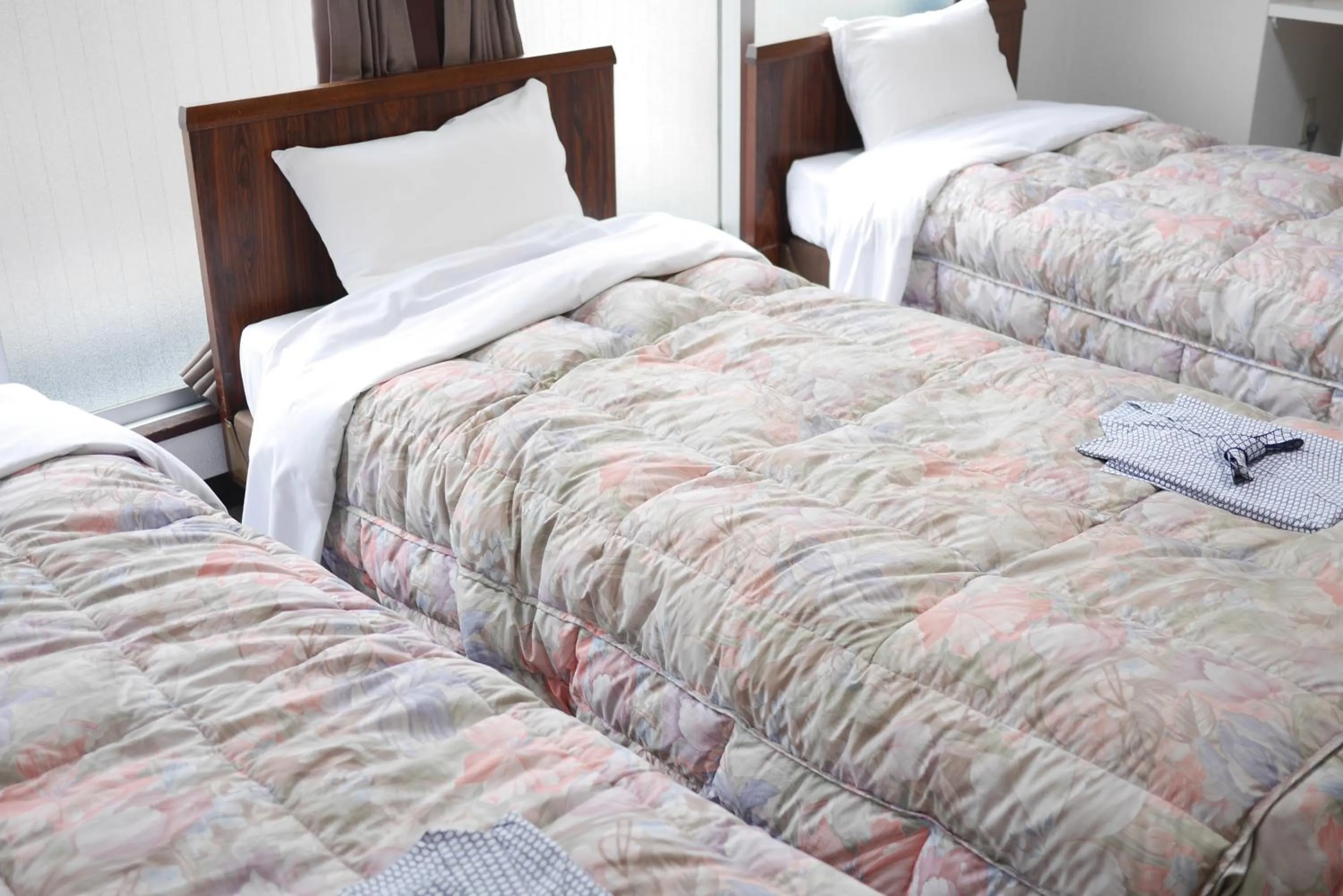 Bed in Hiroshima Peace Hotel