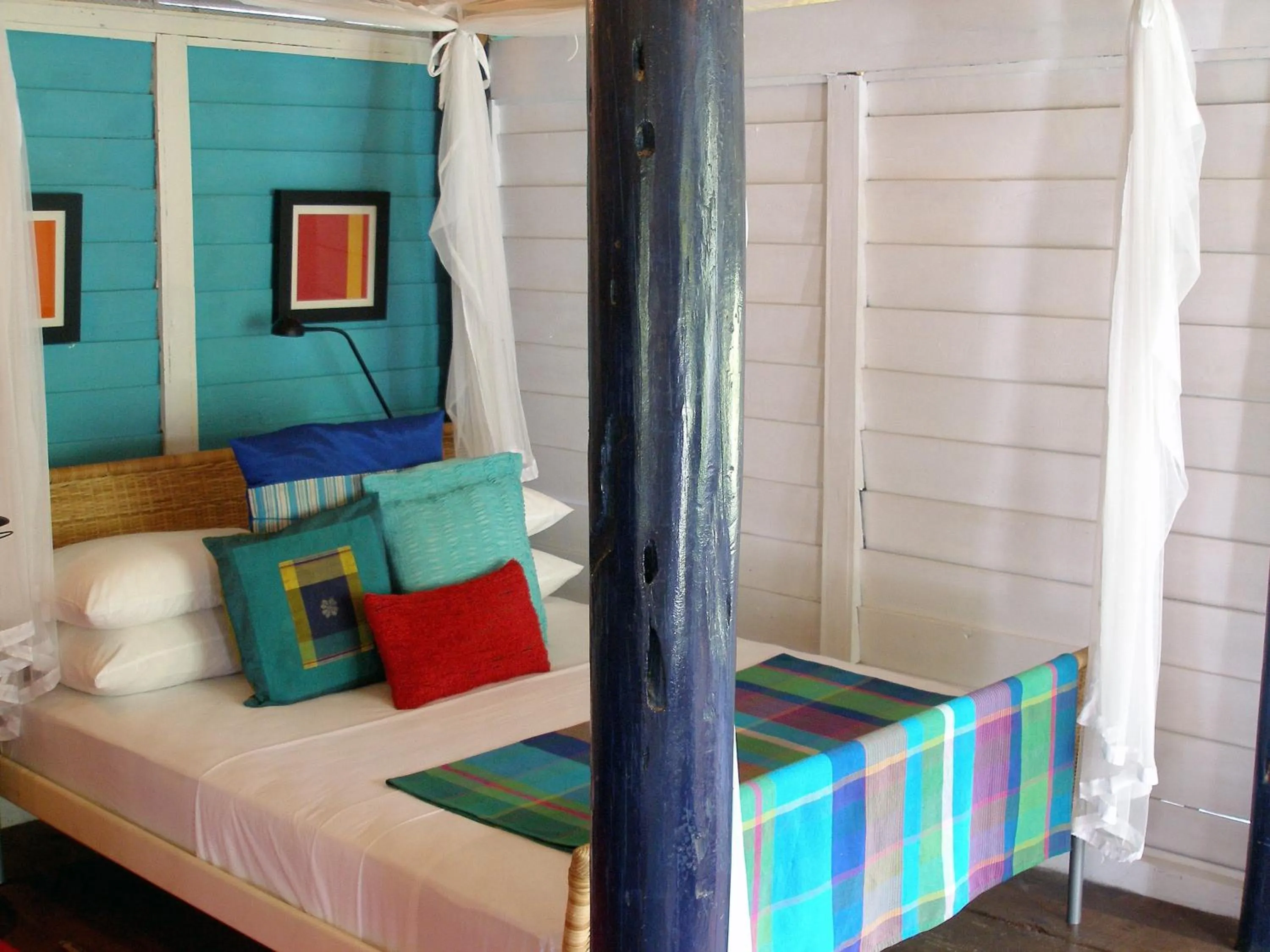 Bedroom, Bed in Bon Ton Antique Wooden Villas