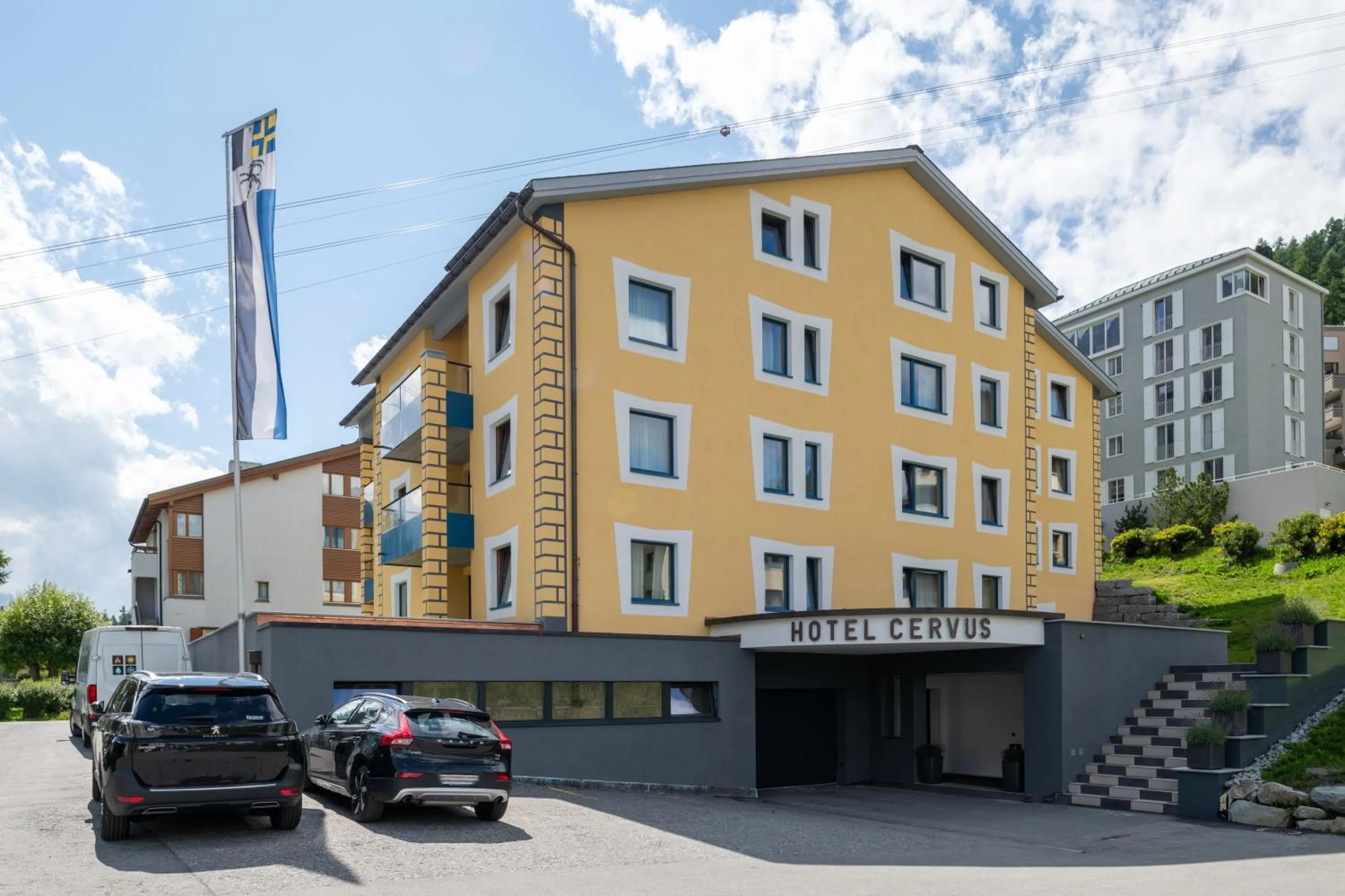 Property building in Boutique Hotel Cervus