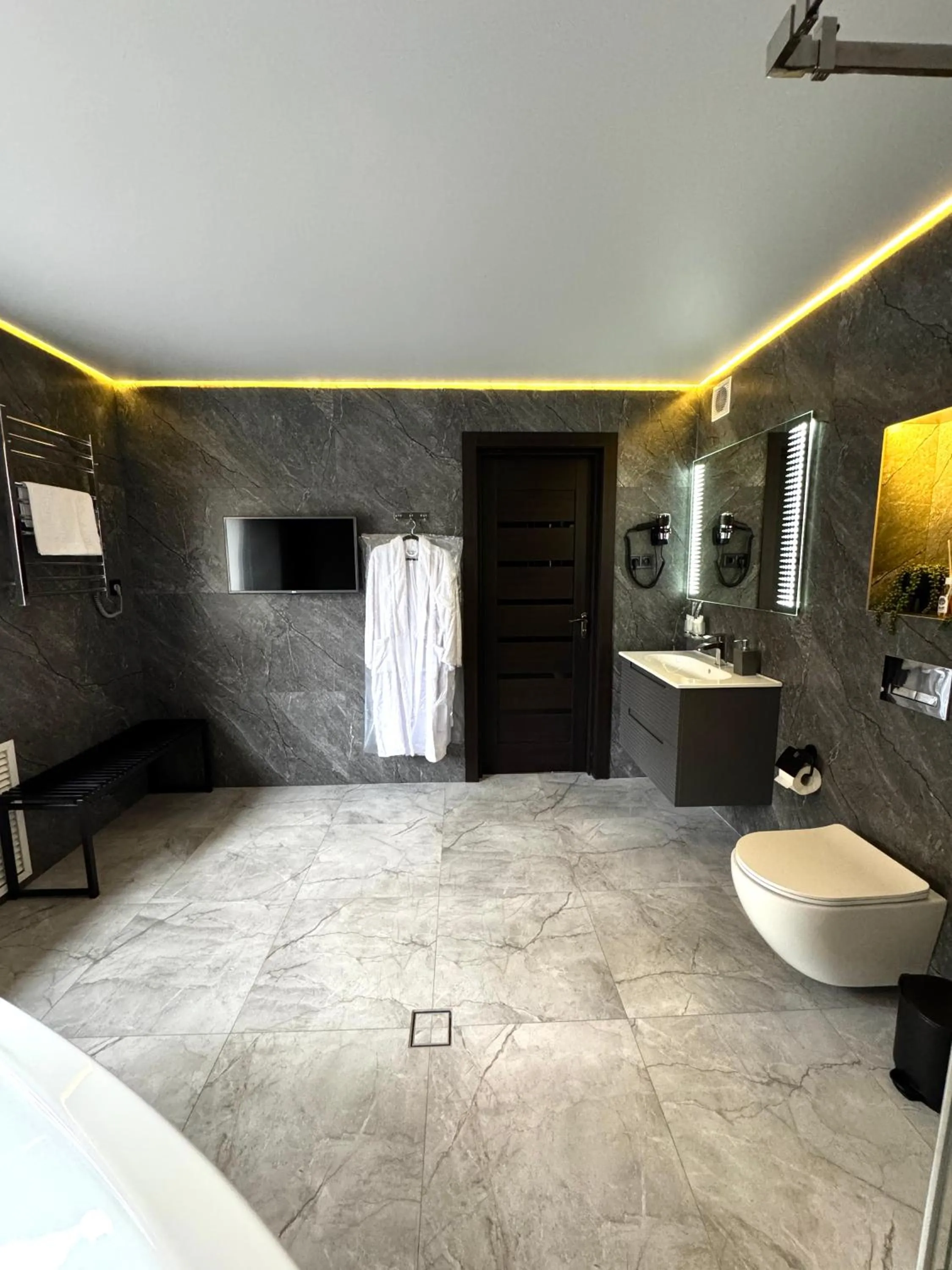 Shower in Hotel Nivki