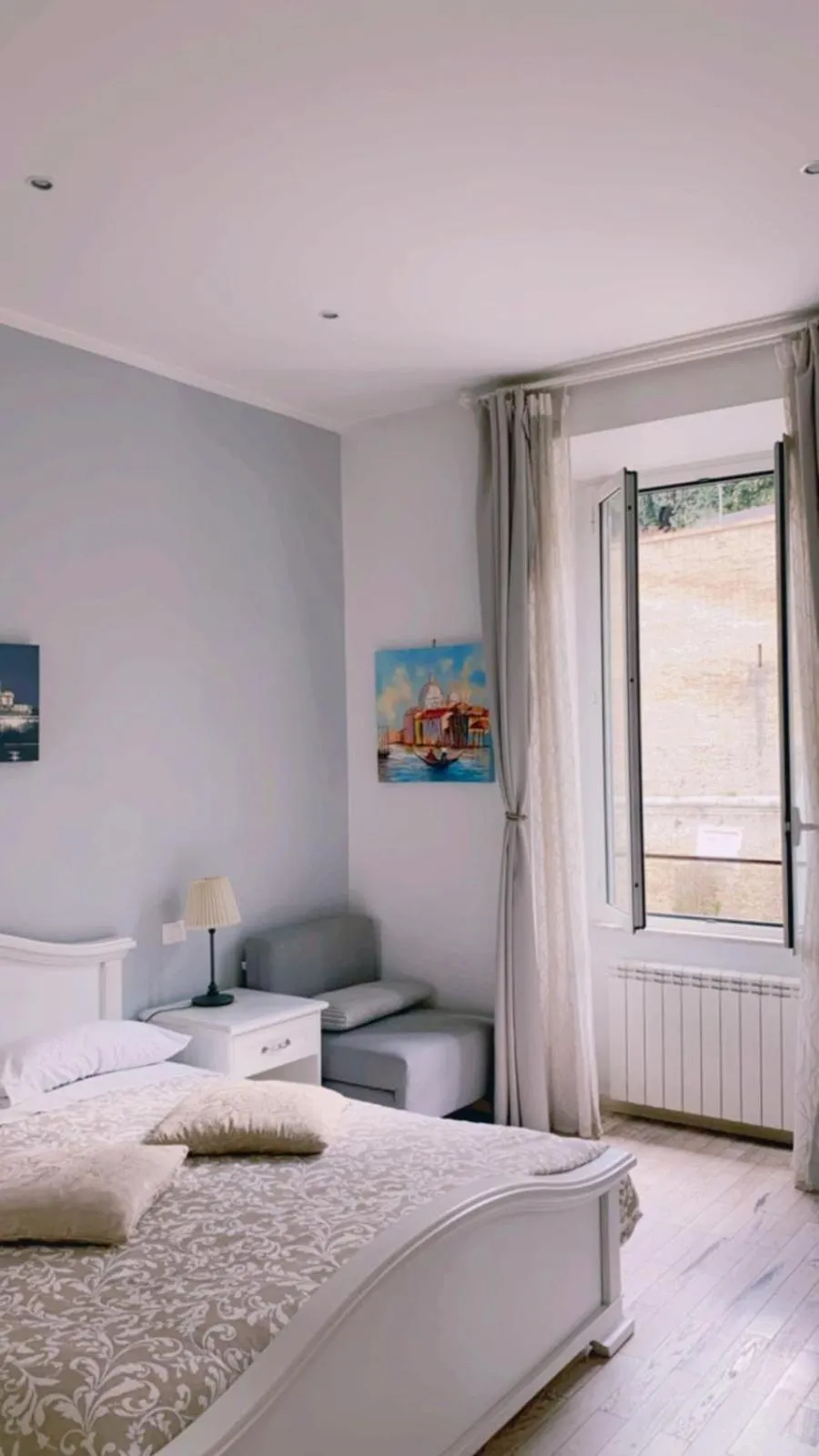 Photo of the whole room, Bed in My Bed Vatican Museum