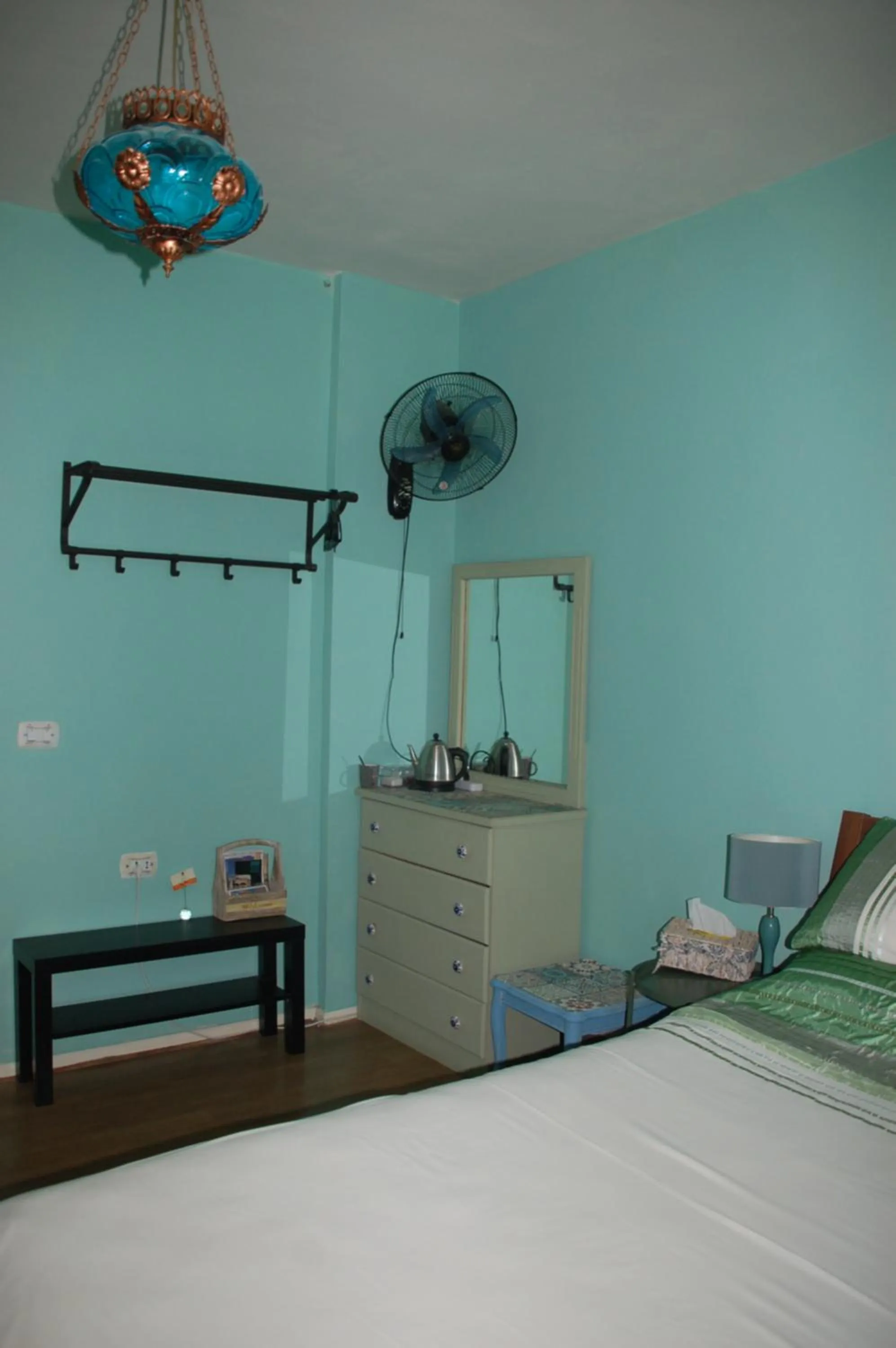 wardrobe, Bed in The Little B&B on the Hill