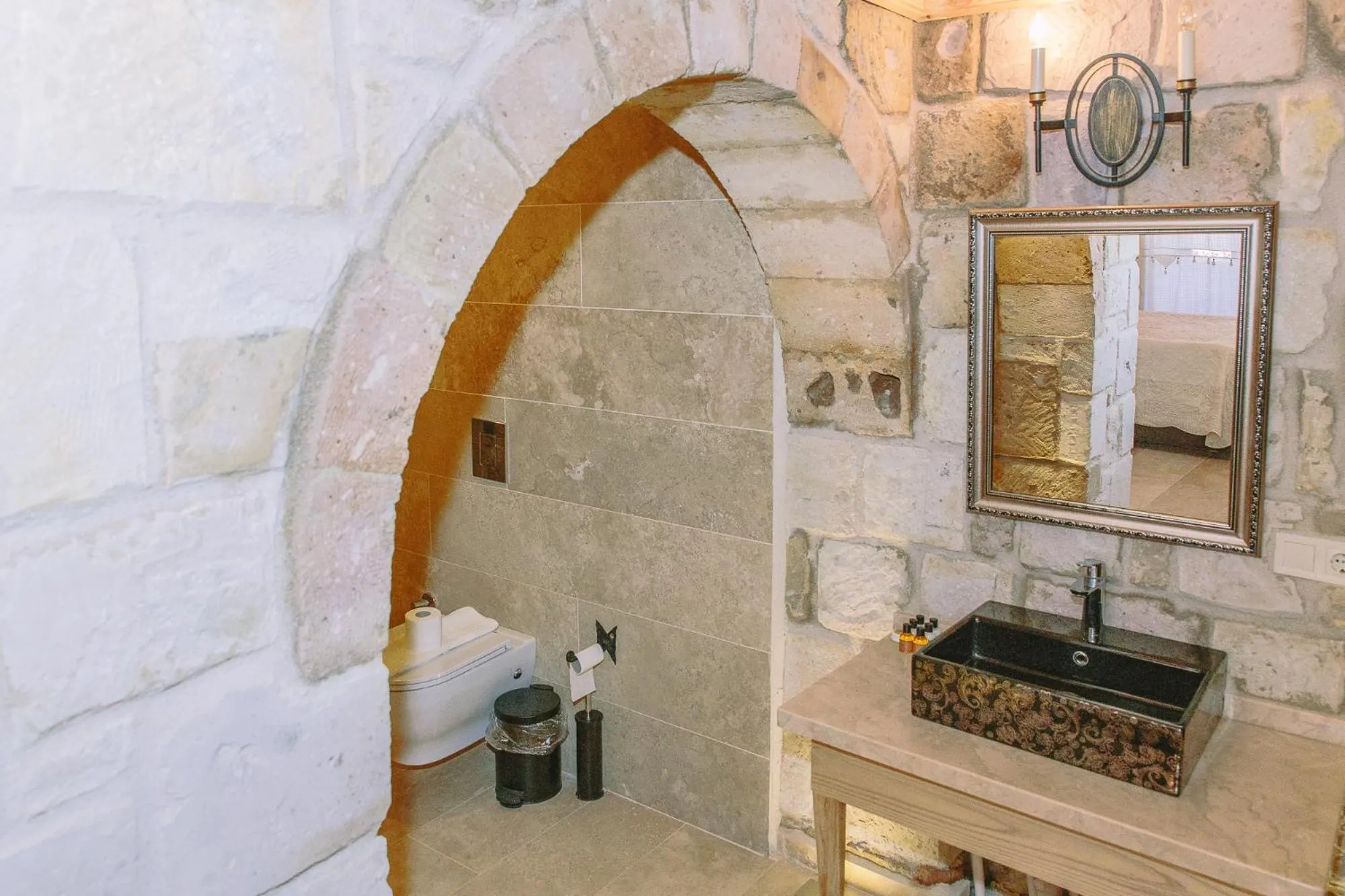 Bathroom in Panoramic Cave Hotel