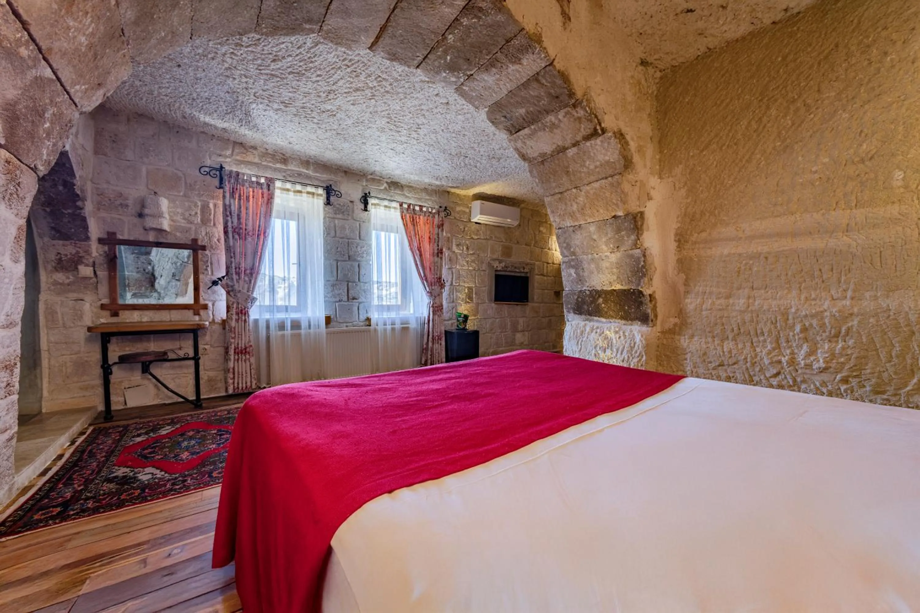 Bed in Panoramic Cave Hotel