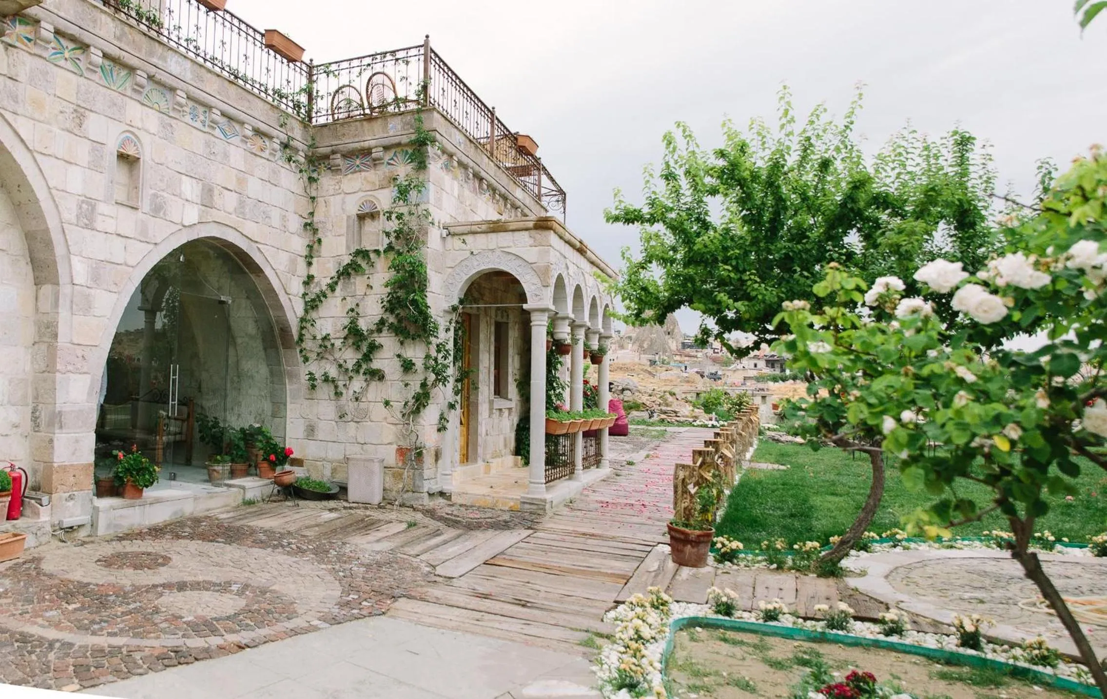 Facade/entrance in Panoramic Cave Hotel