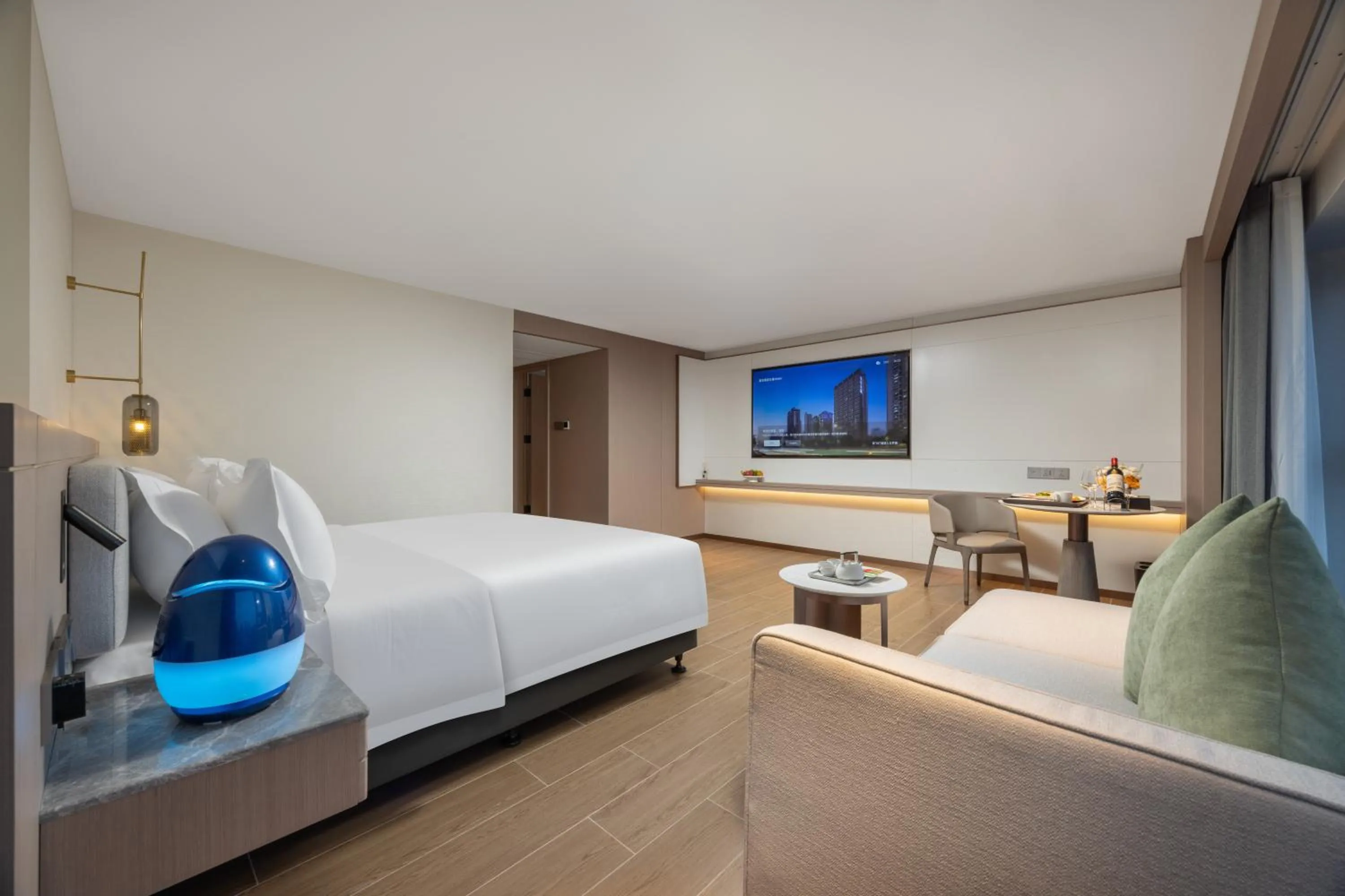 Bed in Sunflower Hotel &Residence, Futian Port Branch