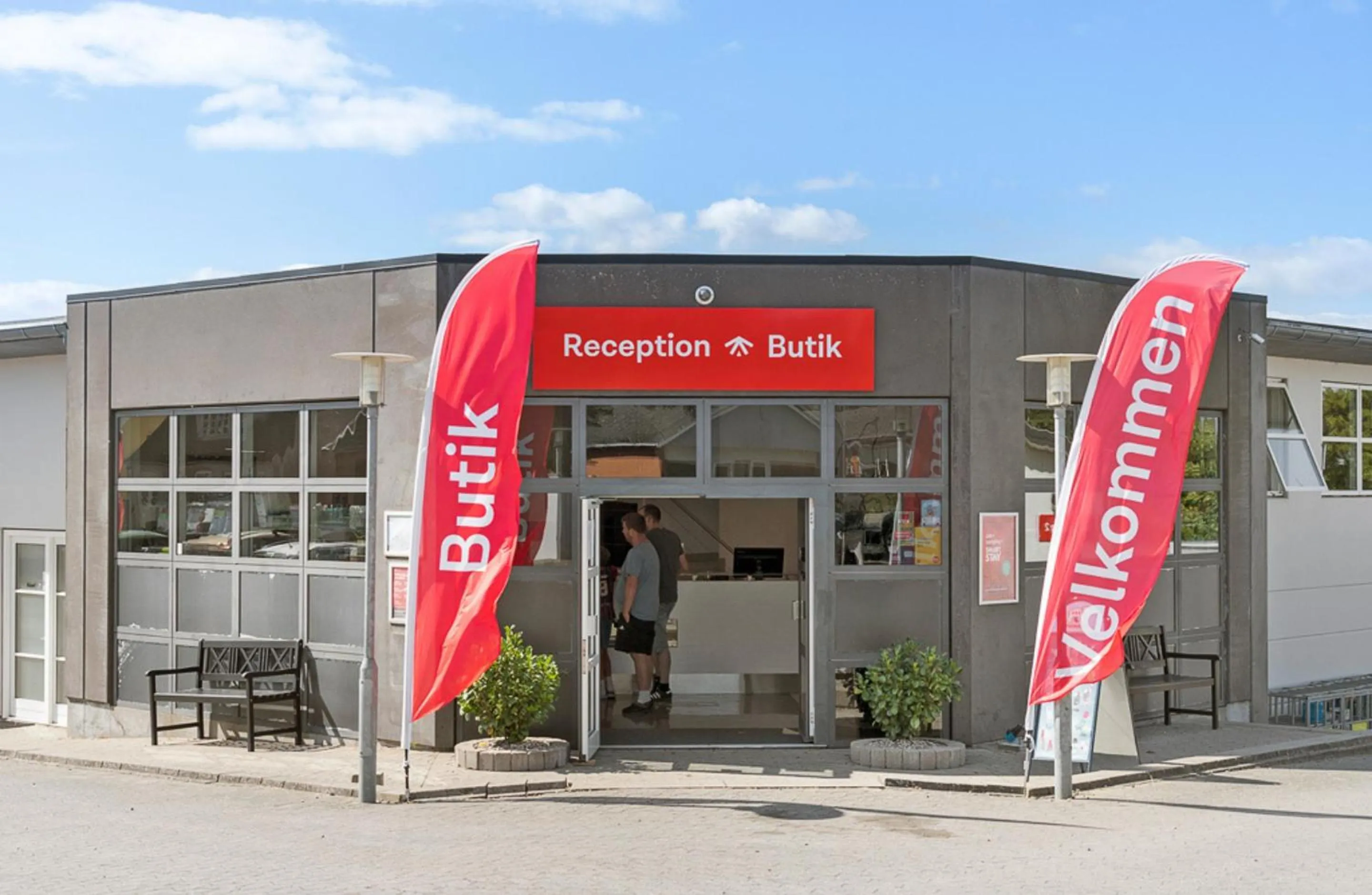 Lobby or reception in First Camp Bøjden Strand